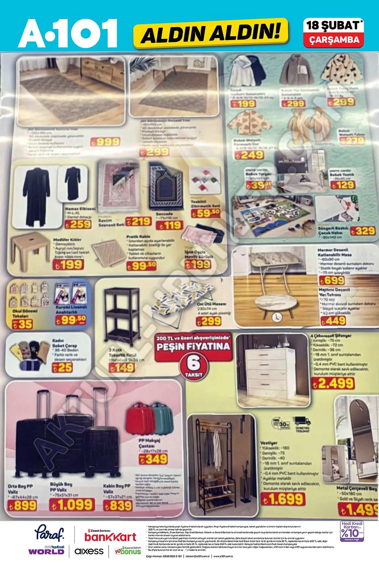 A101 18 Şubat 2026 Aktüel Ürünler Kataloğu: 19 Şubat Kataloğu Yerine Geliyor!