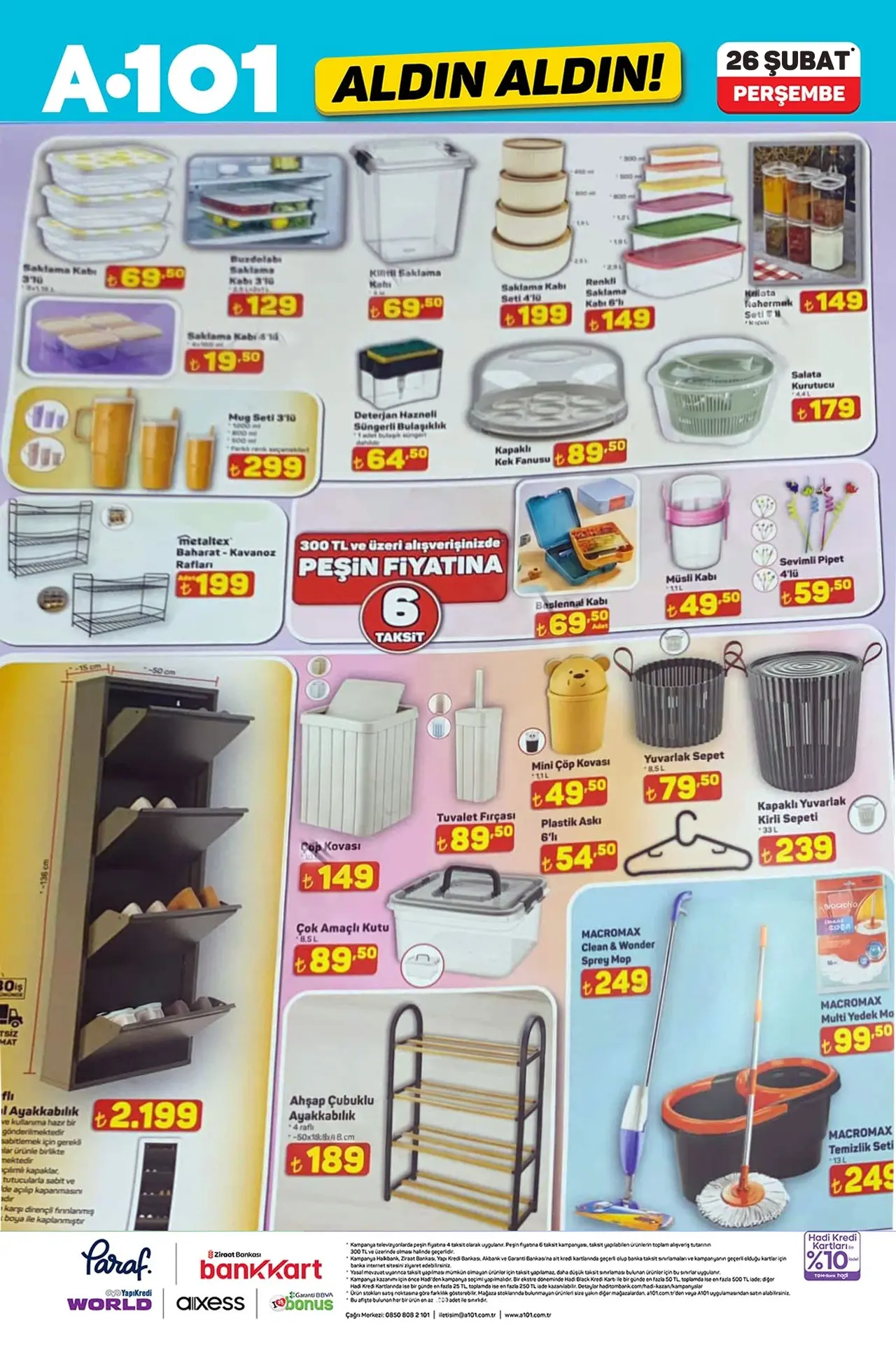 A101 26 Şubat 2026 Aktüel Ürünler Kataloğu