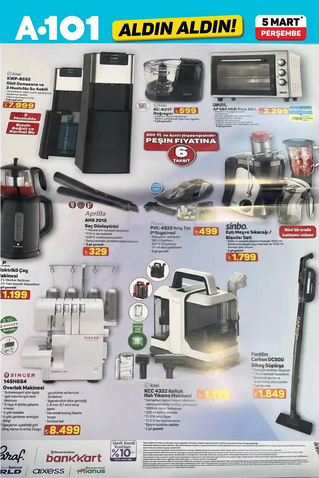 A101 5 Mart 2026 Aktüel Ürünler Kataloğu