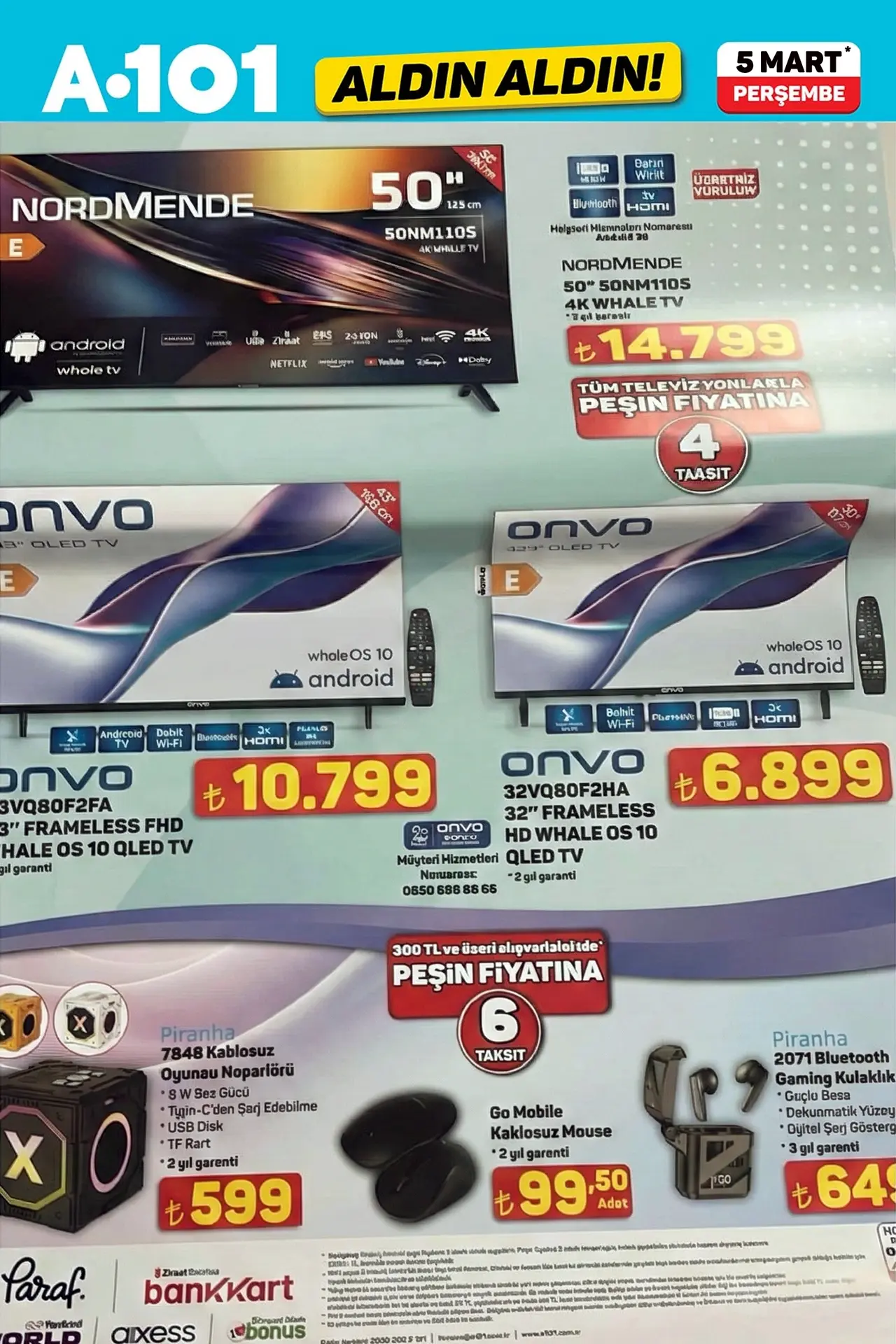 A101 5 Mart 2026 Aktüel Ürünler Kataloğu