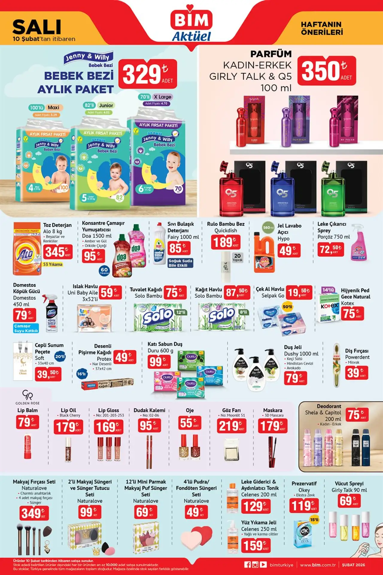 BİM 10 Şubat 2026 Aktüel Ürünler Kataloğu