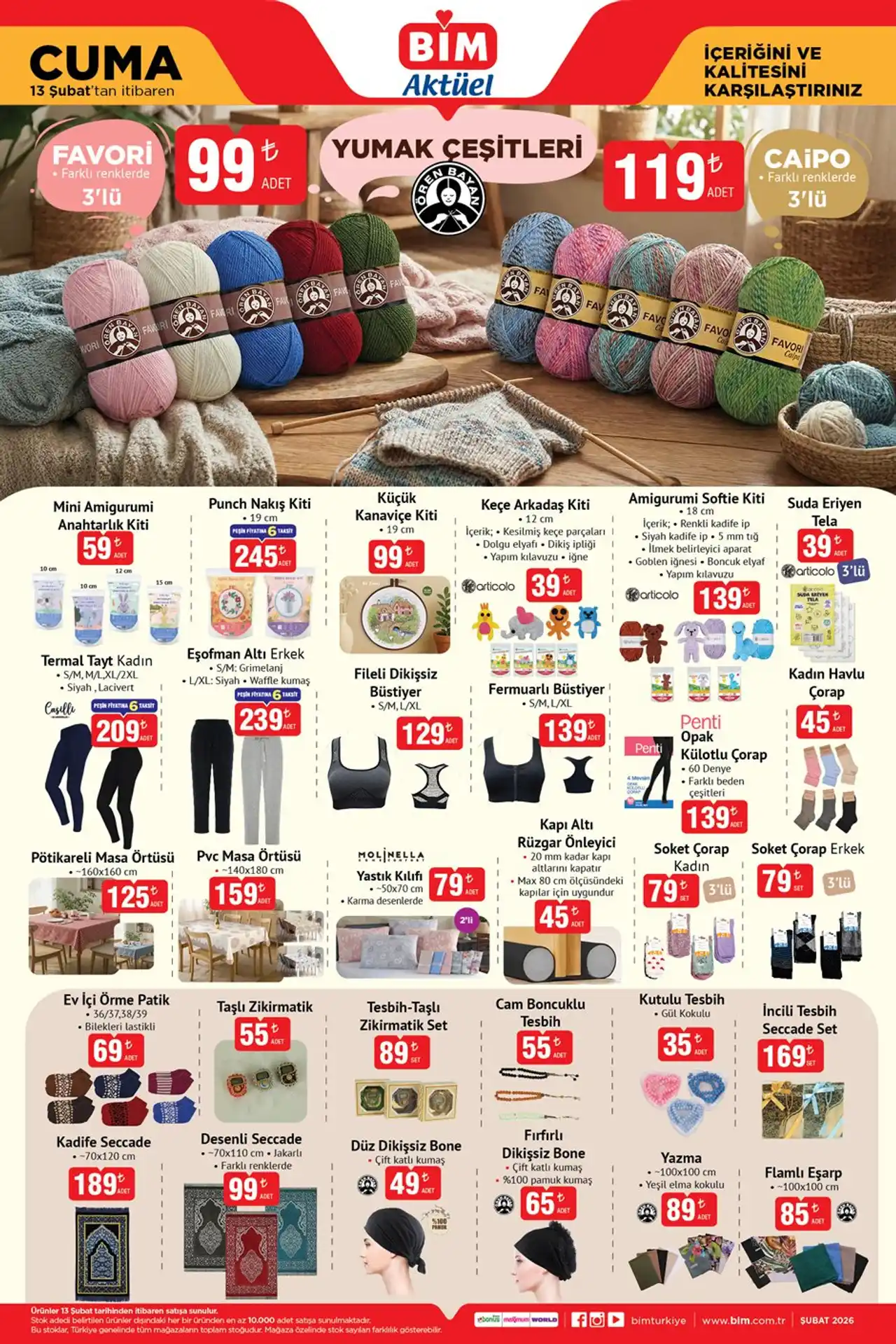 BİM 13 Şubat 2026 Aktüel Kataloğu: TCL TV'ler ve "Kalpli Tencere" Sürprizi!