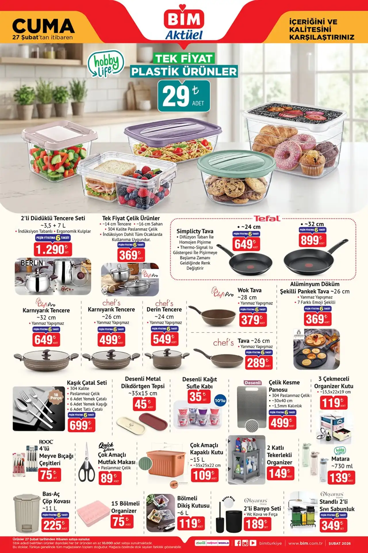 BİM 27 Şubat 2026 Aktüel Ürünler Kataloğu BİM 27 Şubat 2026 Aktüel Ürünler Kataloğu