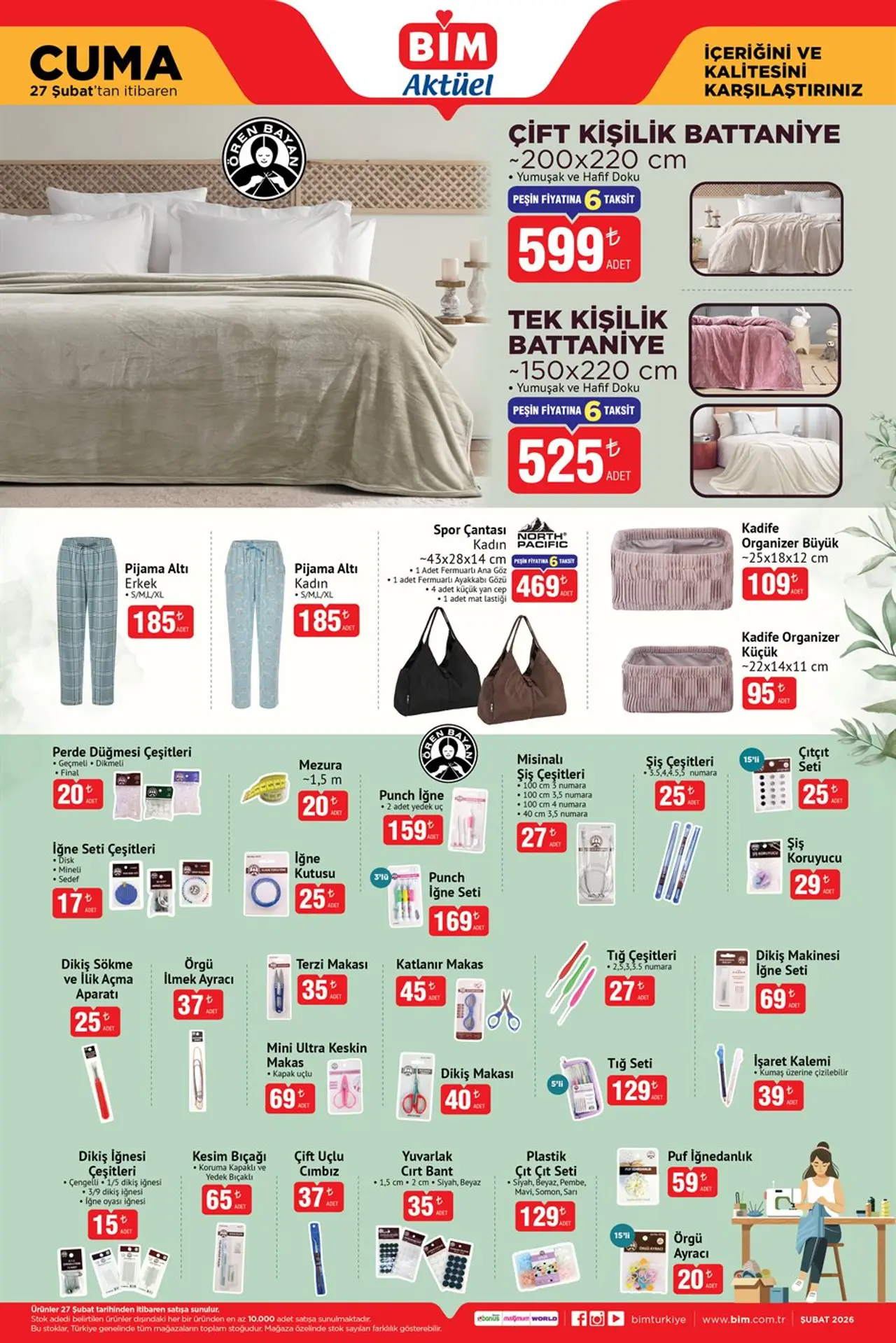 BİM 27 Şubat 2026 Aktüel Ürünler Kataloğu BİM 27 Şubat 2026 Aktüel Ürünler Kataloğu