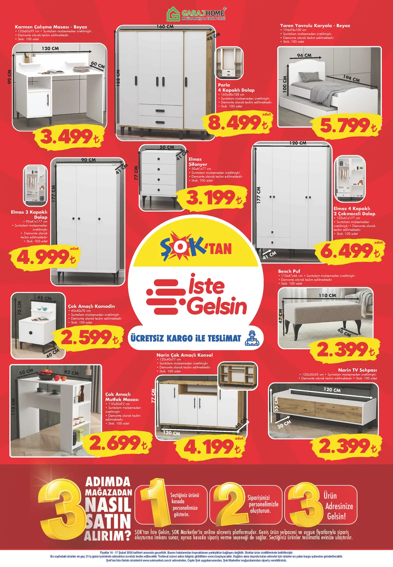 ŞOK 14 Şubat 2026 Aktüel Ürünler Kataloğu