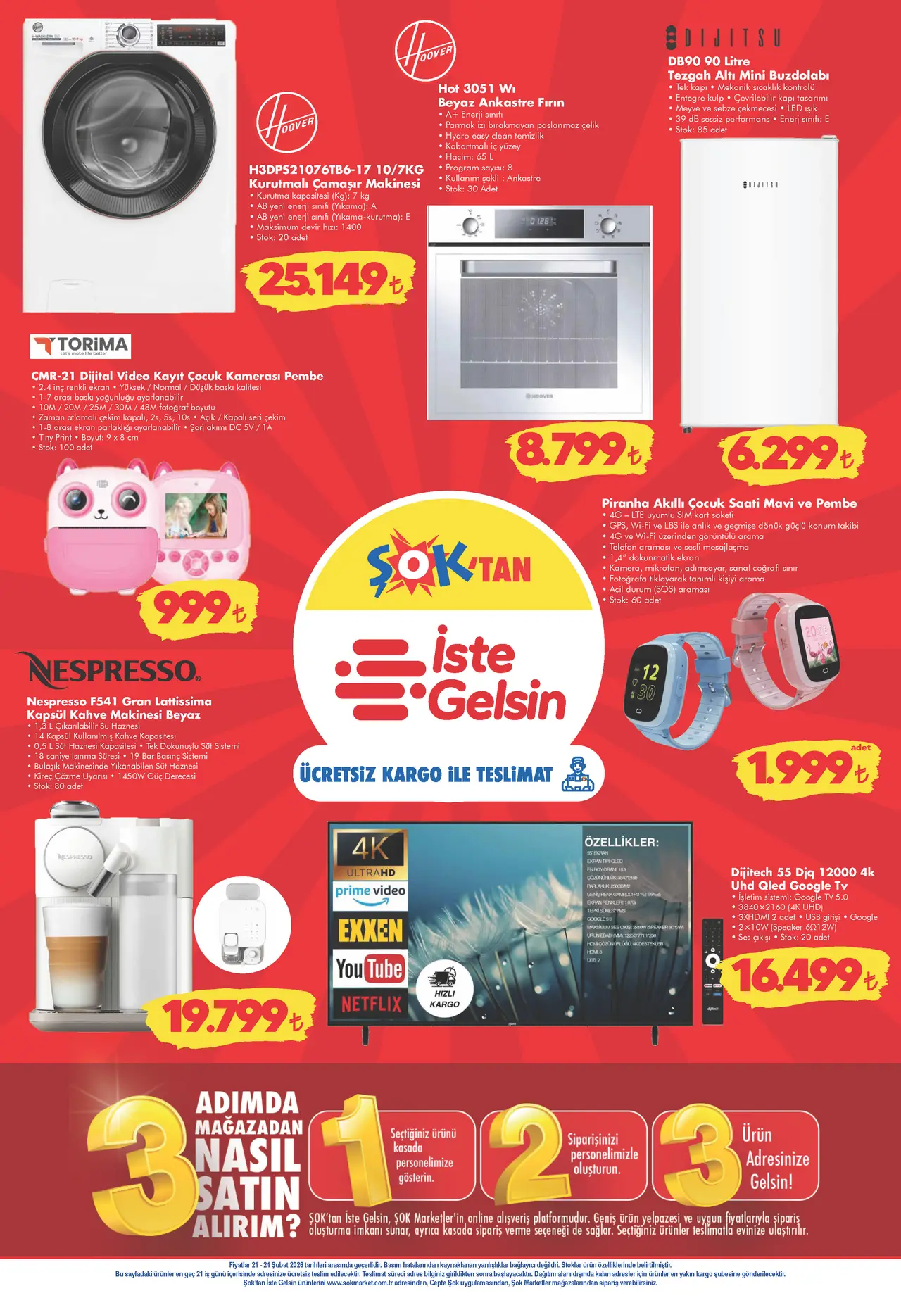 ŞOK 21 Şubat 2026 Aktüel Ürünler Kataloğu