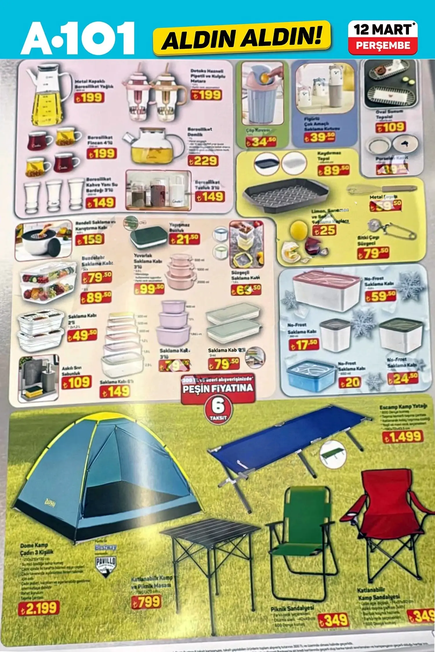 A101 12 Mart 2026 Aktüel Ürünler Kataloğu