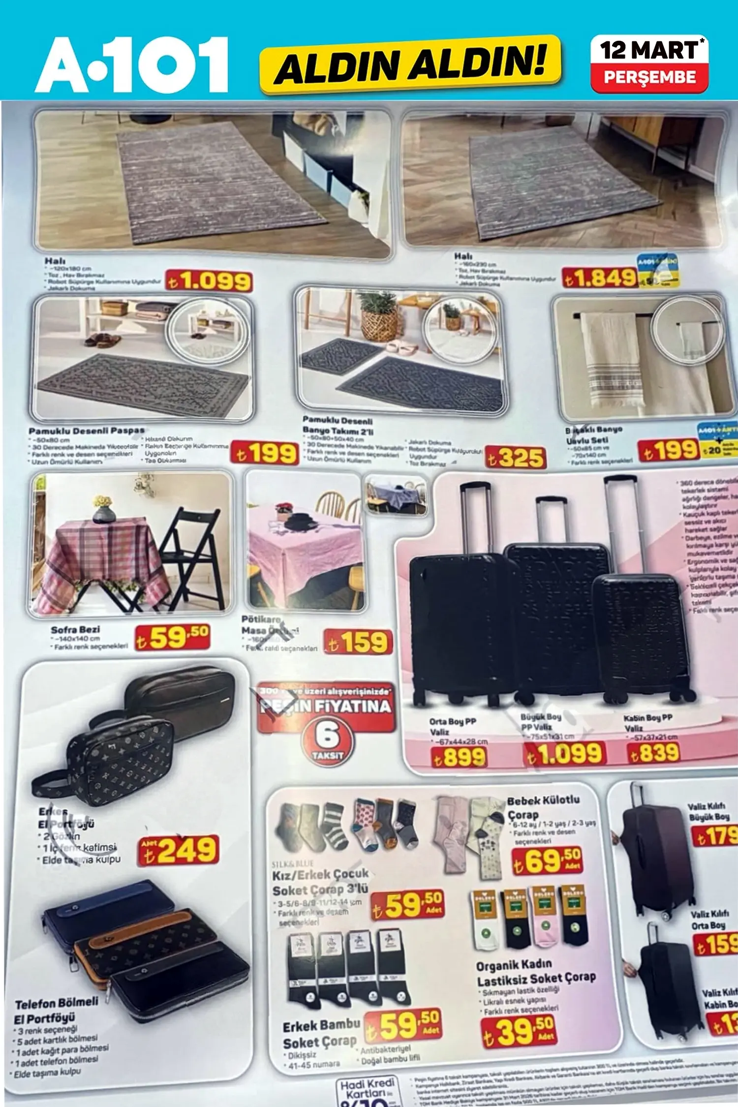 A101 12 Mart 2026 Aktüel Ürünler Kataloğu