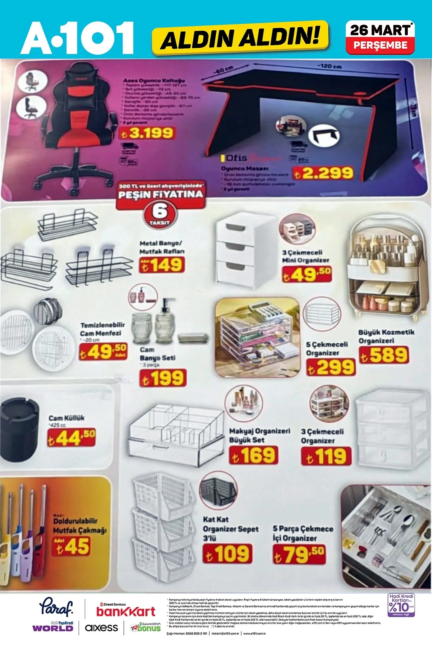 A101 26 Mart 2026 Aktüel Ürünler Kataloğu A101 aktüel 26 Mart 2026 katalog gorseli 3