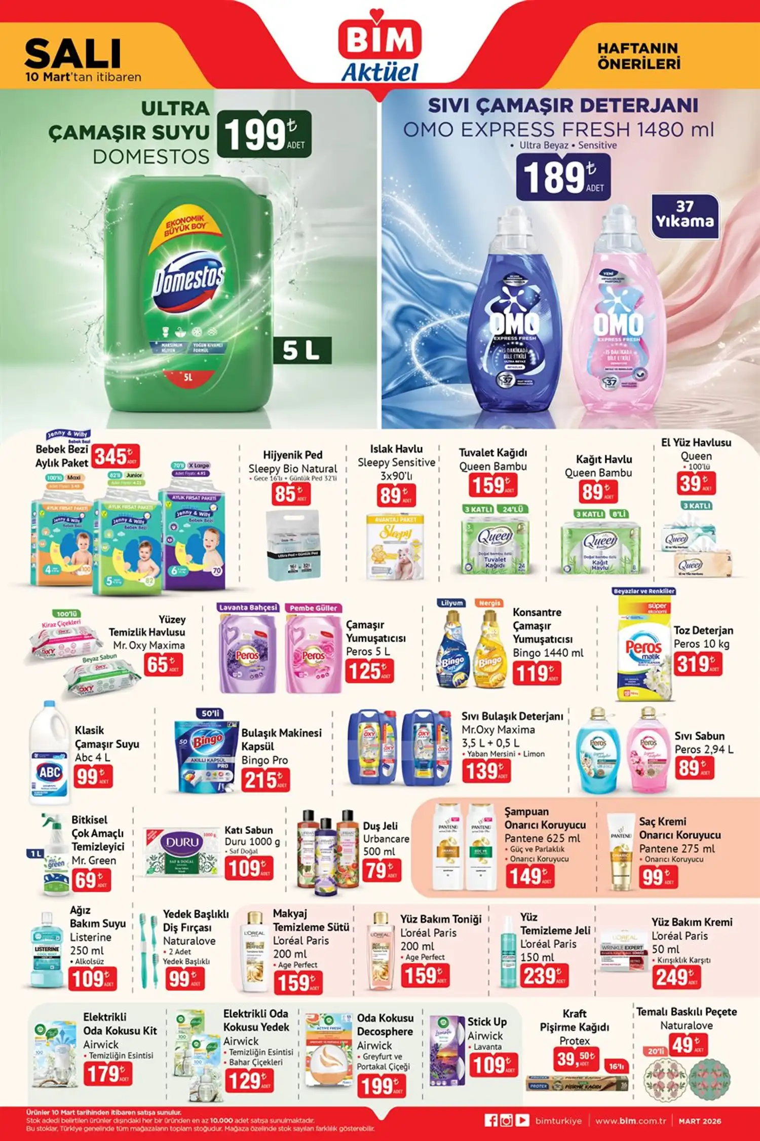 BİM 10 Mart 2026 Aktüel Ürünler Kataloğu BİM 10 Mart 2026 Aktüel Ürünler Kataloğu