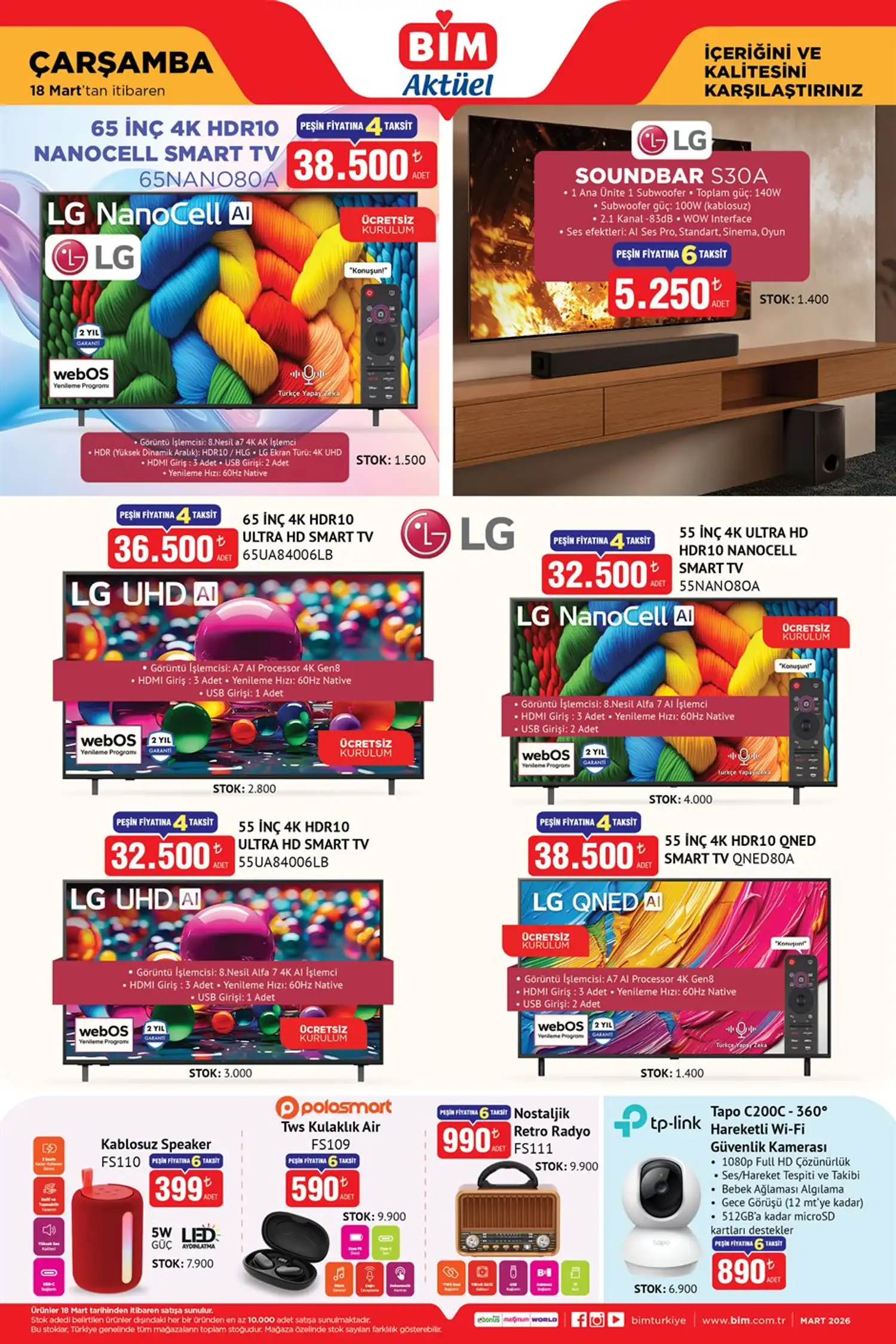 Bi̇m aktüel 20 Mart 2026 katalog gorseli 1