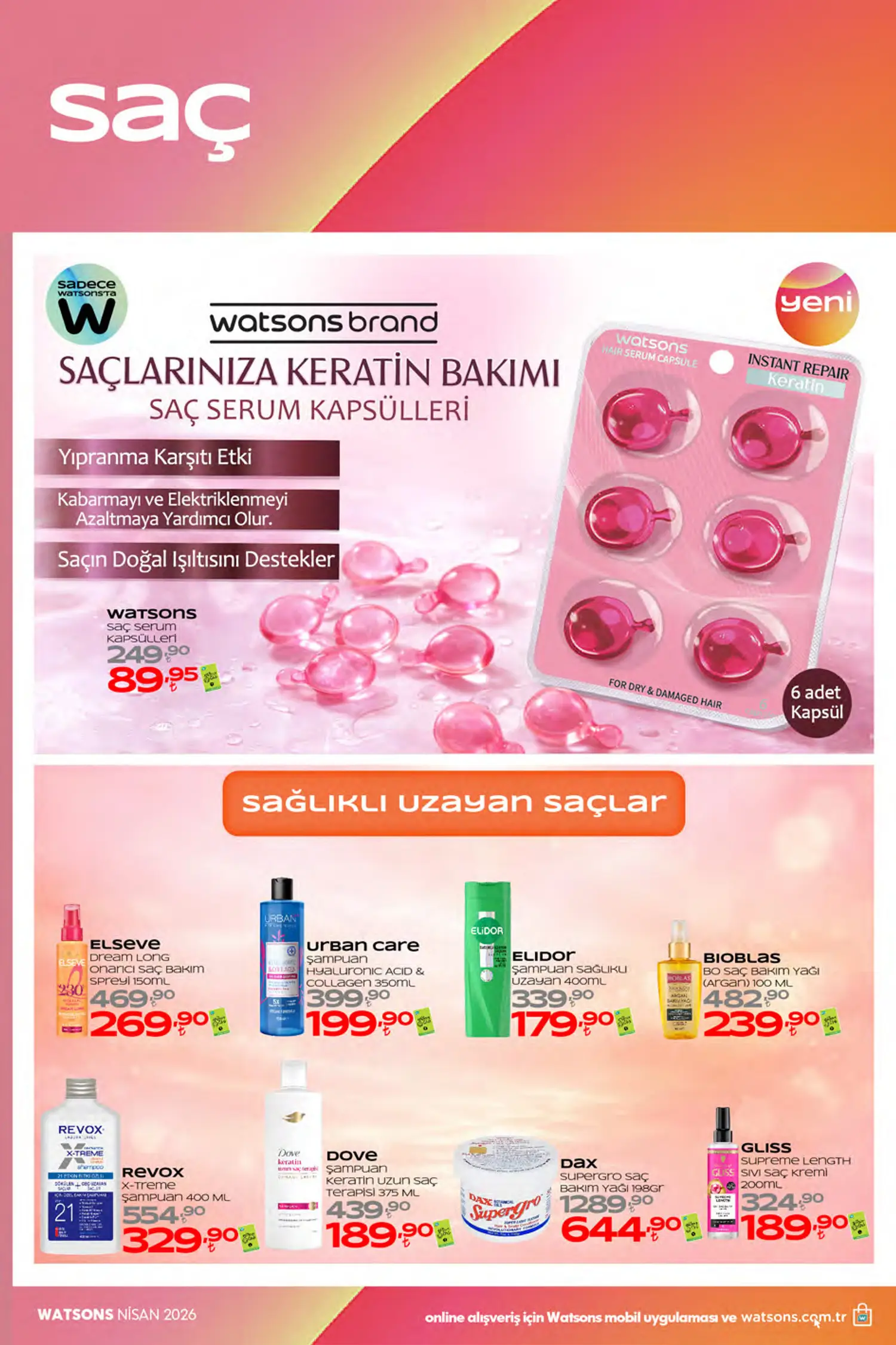 Watsons Nisan 2026 Kataloğu – 4. Aktüel Katalog Watsons aktüel ürünler kataloğu katalog gorseli 33