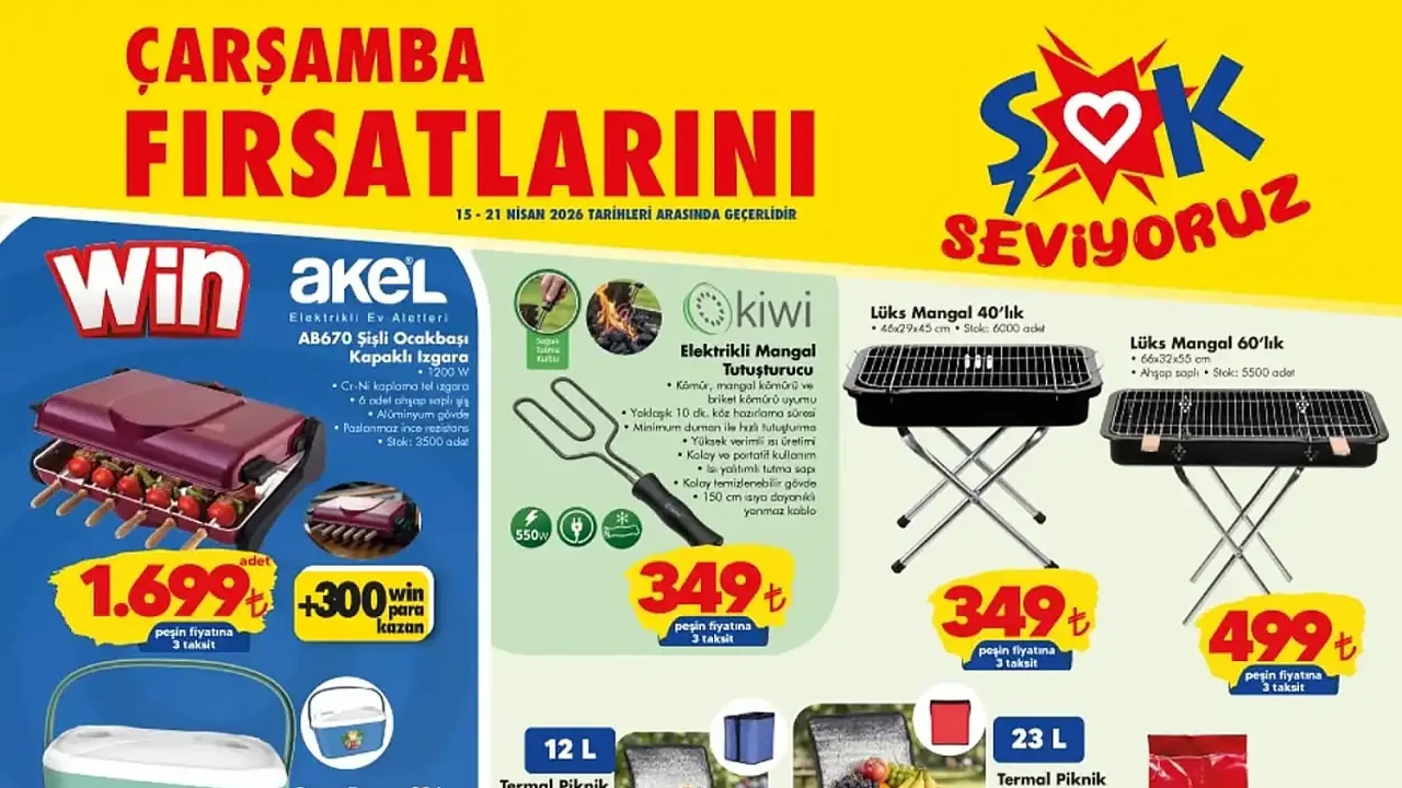 ŞOK 15 Nisan 2026 Aktüel Ürünler Kataloğu ŞOK aktüel 15 Nisan 2026 katalog gorseli 1
