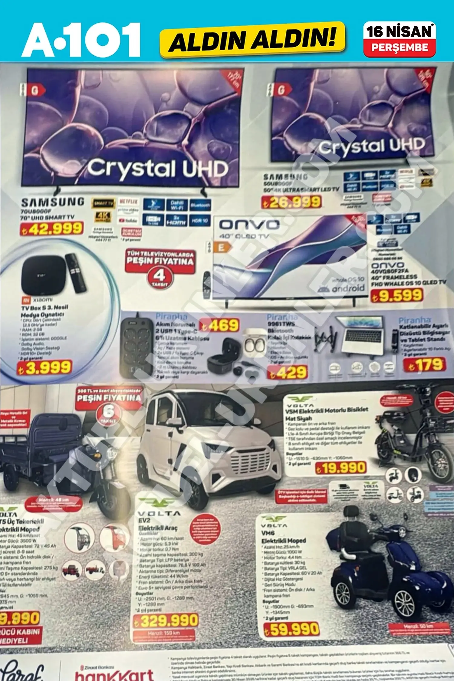 A101 aktüel 16 Nisan 2026 katalog gorseli 2