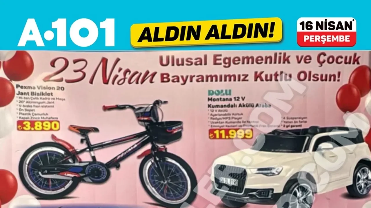 A101 aktüel 16 Nisan 2026 katalog gorseli 1