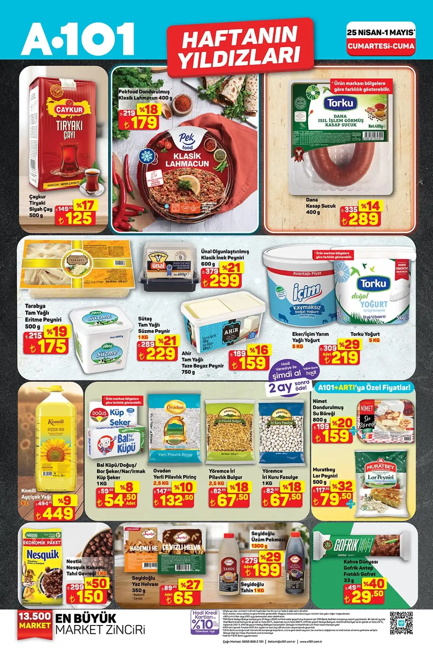 A101 aktüel 25 Nisan 2026 katalog gorseli 1