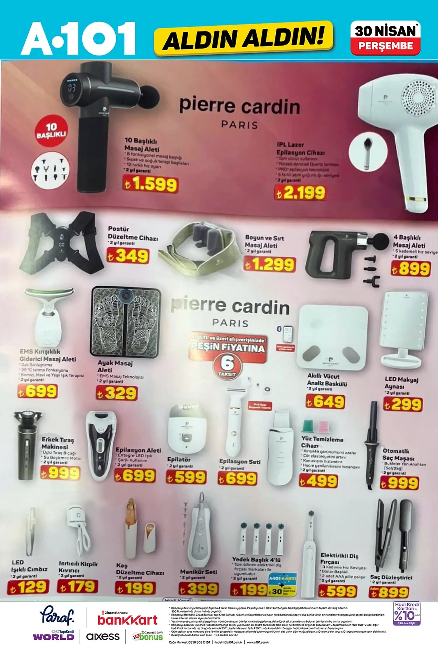 A101 aktüel 30 Nisan 2026 katalog gorseli 2