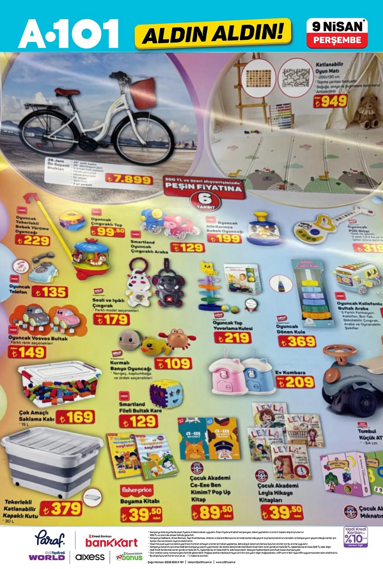 A101 aktüel 9 Nisan 2026 katalog gorseli 6