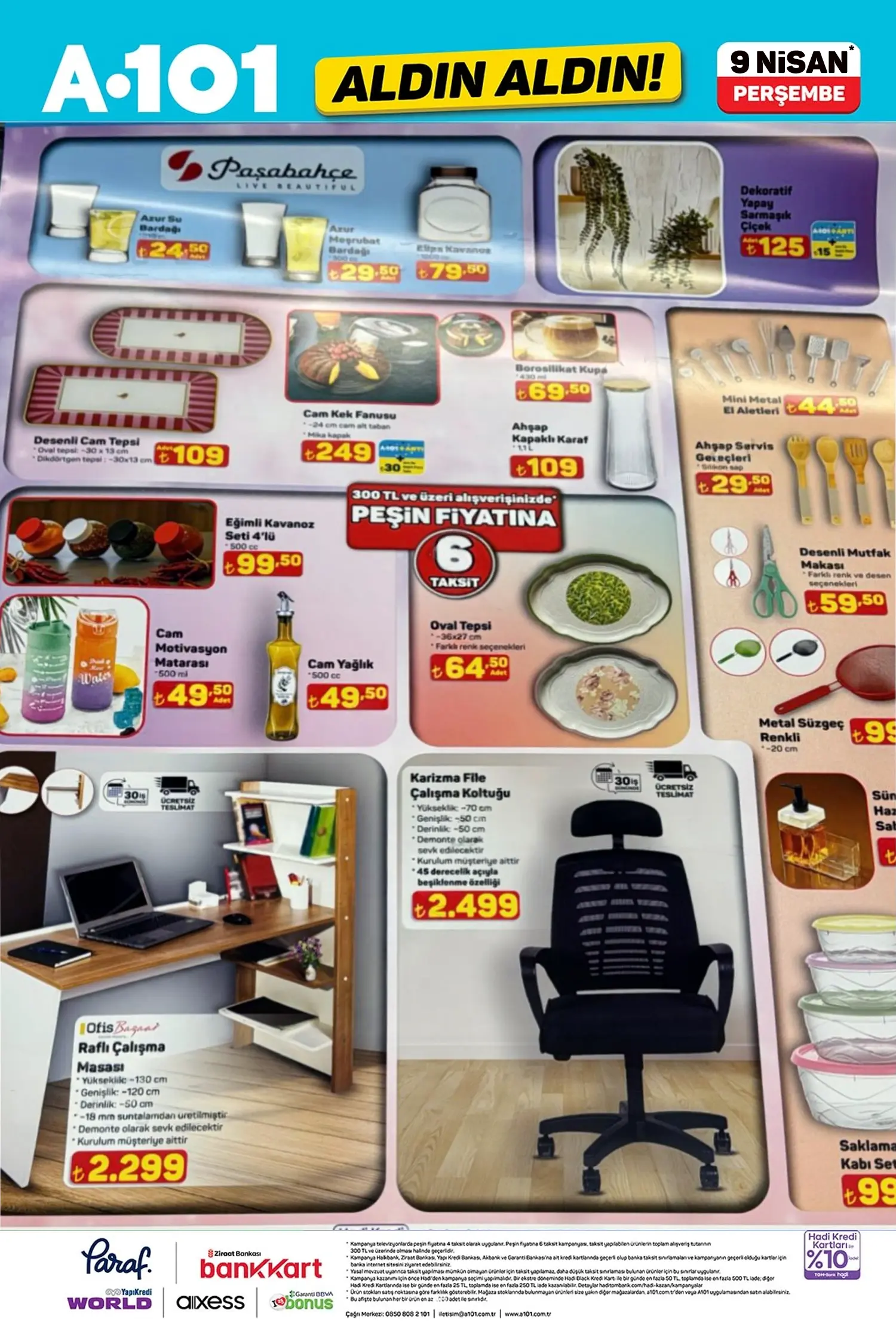 A101 aktüel 9 Nisan 2026 katalog gorseli 8