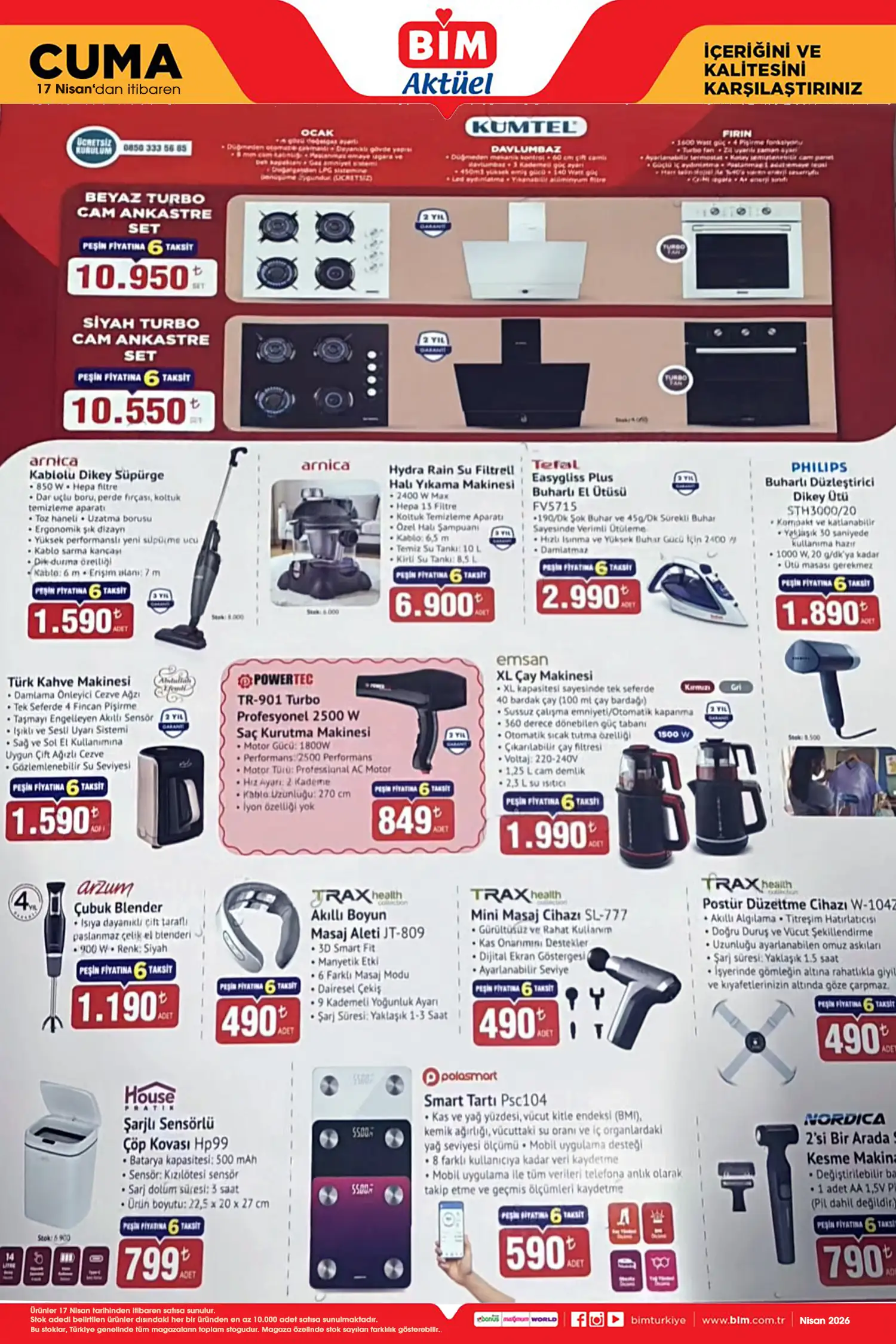 BİM 17 Nisan 2026 Aktüel Ürünler Kataloğu Bi̇m aktüel 17 Nisan 2026 katalog gorseli 2