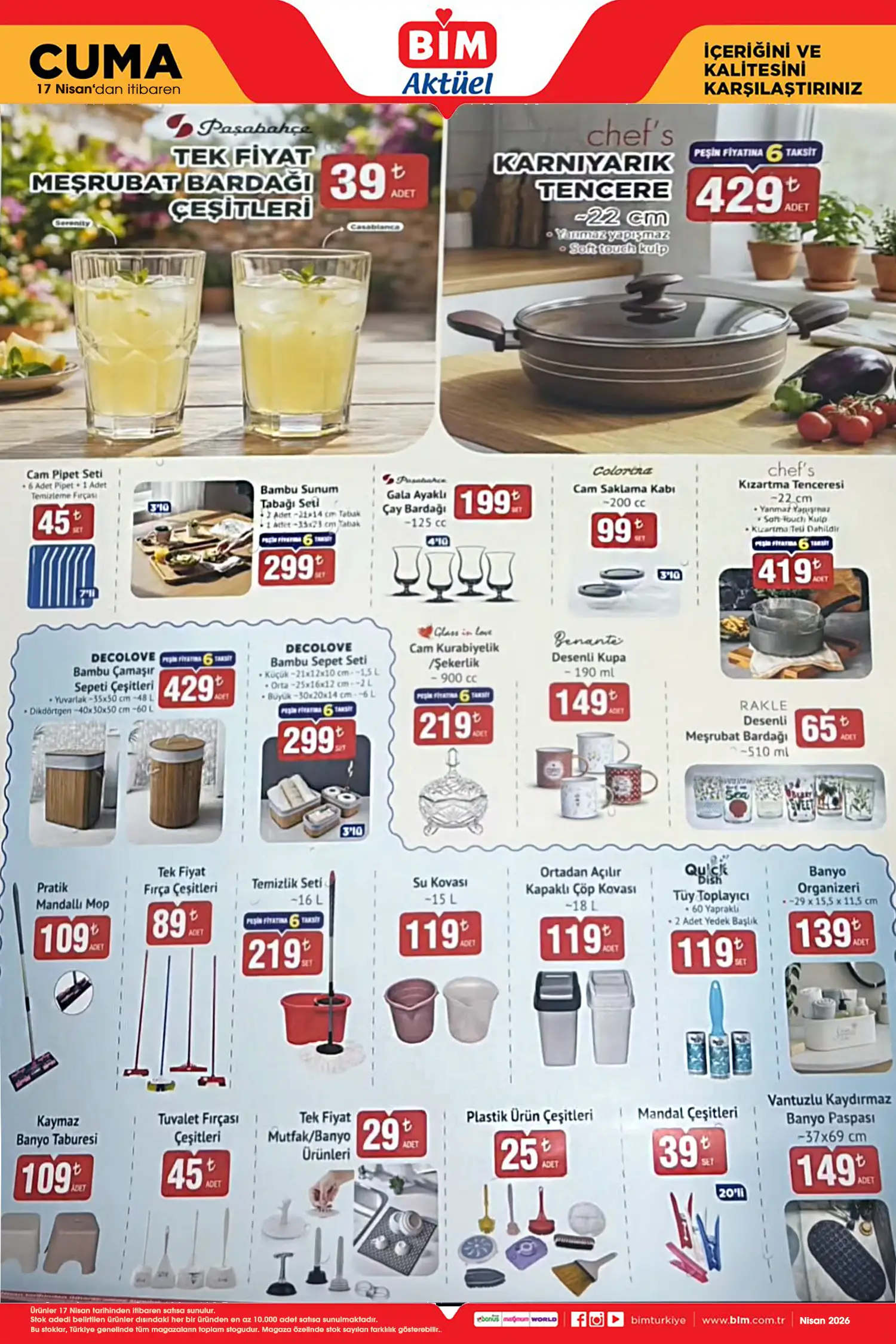 BİM 17 Nisan 2026 Aktüel Ürünler Kataloğu Bi̇m aktüel 17 Nisan 2026 katalog gorseli 6