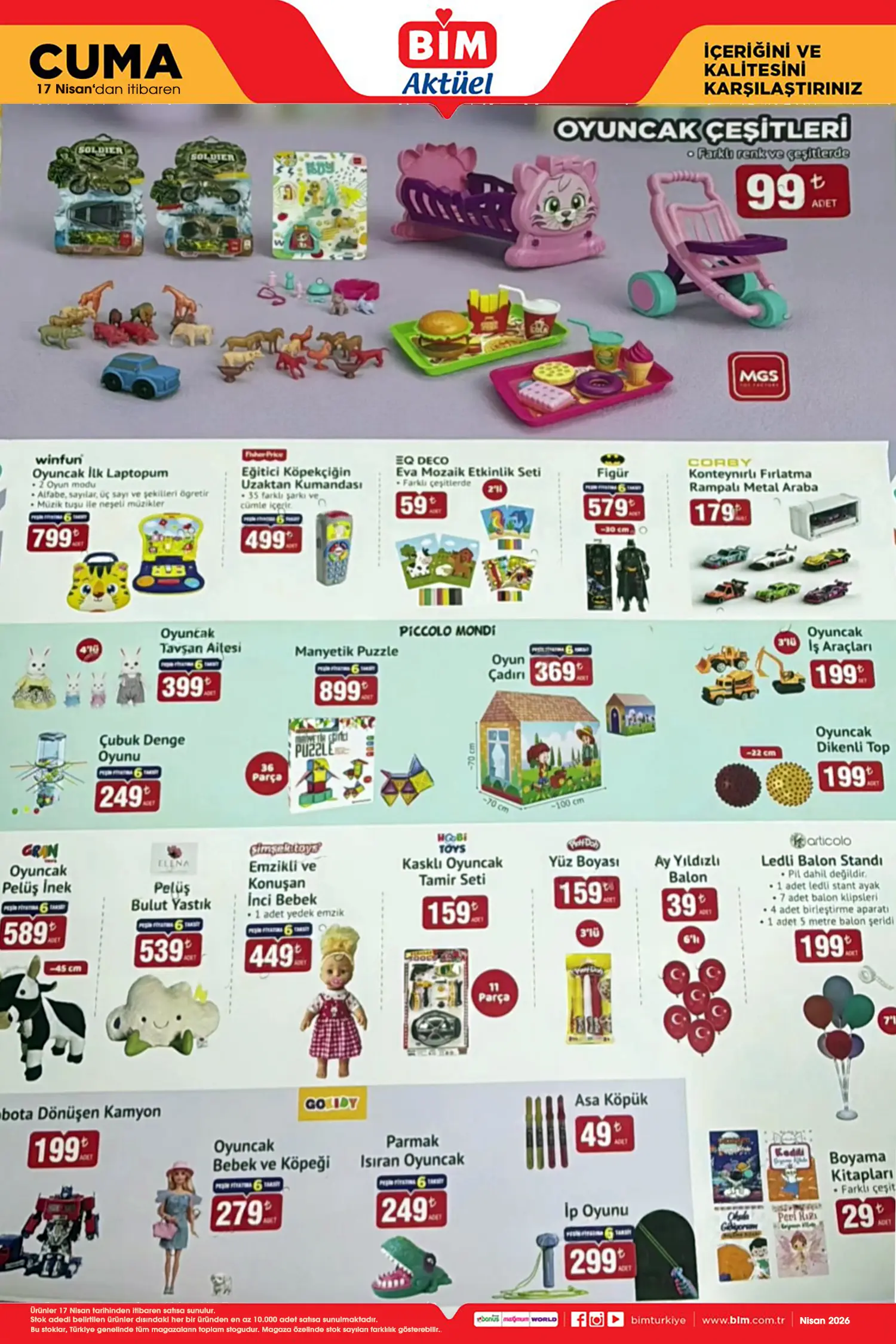 BİM 17 Nisan 2026 Aktüel Ürünler Kataloğu Bi̇m aktüel 17 Nisan 2026 katalog gorseli 7