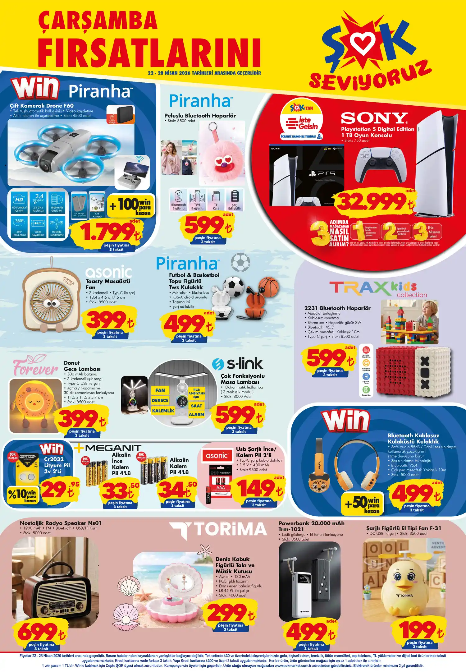 ŞOK aktüel 22 Nisan 2026 katalog gorseli 1