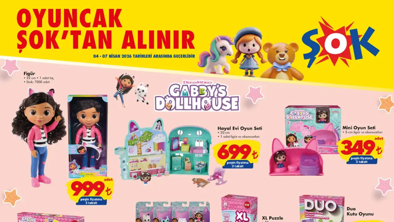 ŞOK aktüel 4 Nisan 2026 katalog gorseli 1