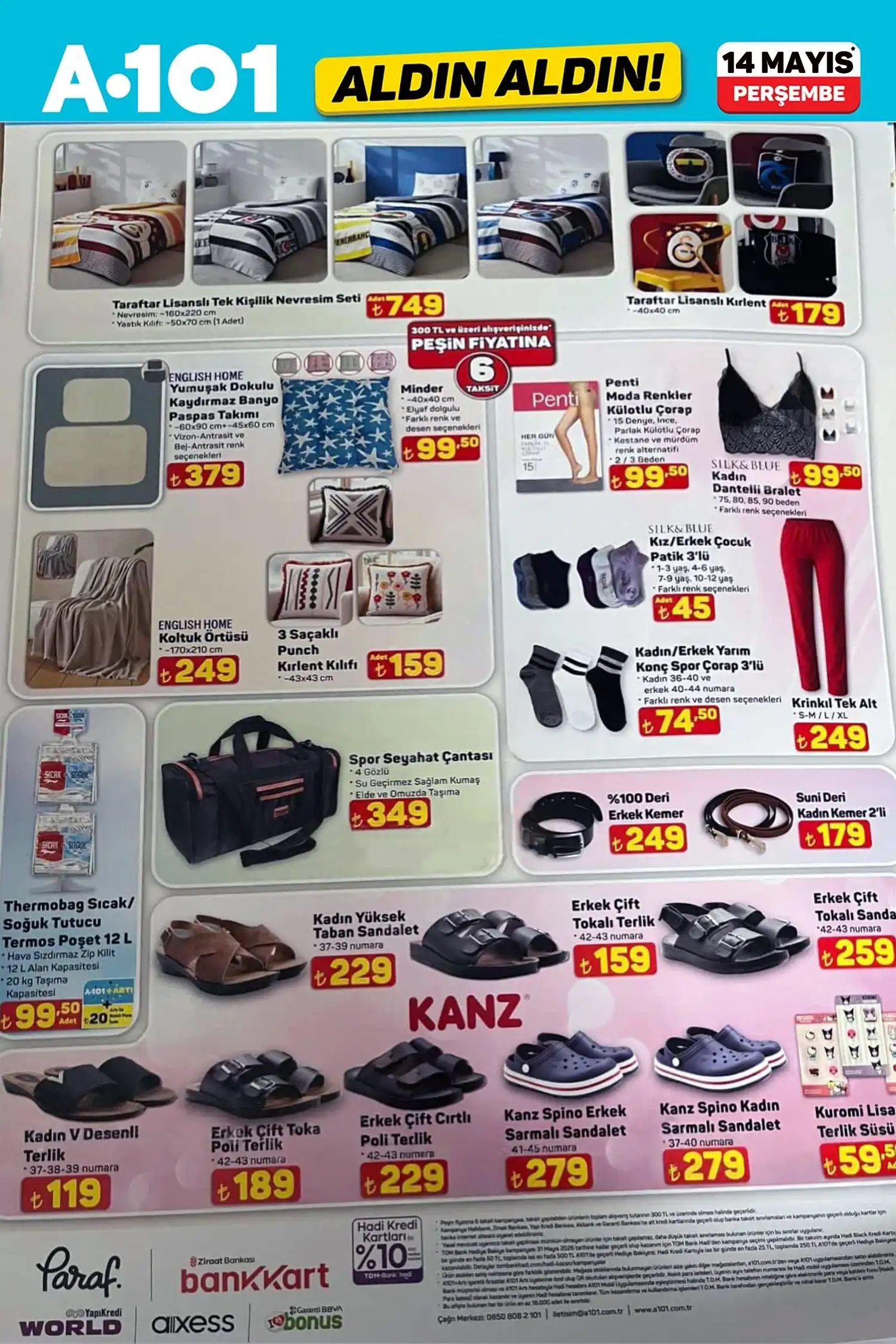 A101 aktüel 14 Mayıs 2026 katalog gorseli 5