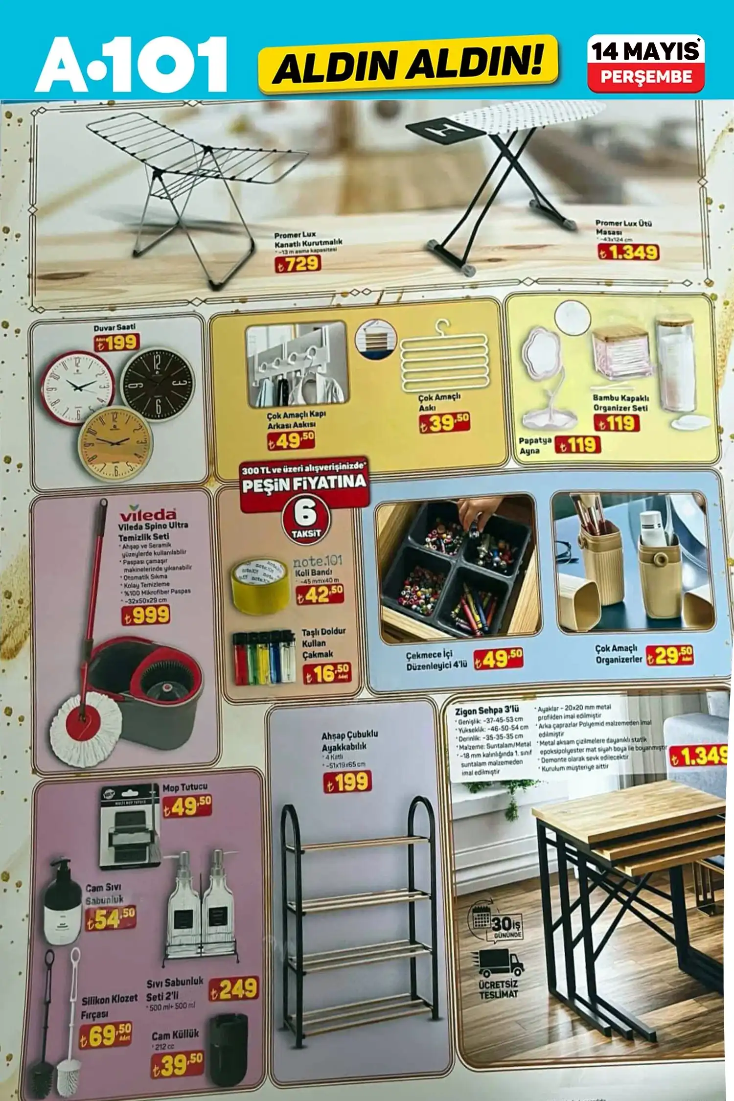 A101 aktüel 14 Mayıs 2026 katalog gorseli 6