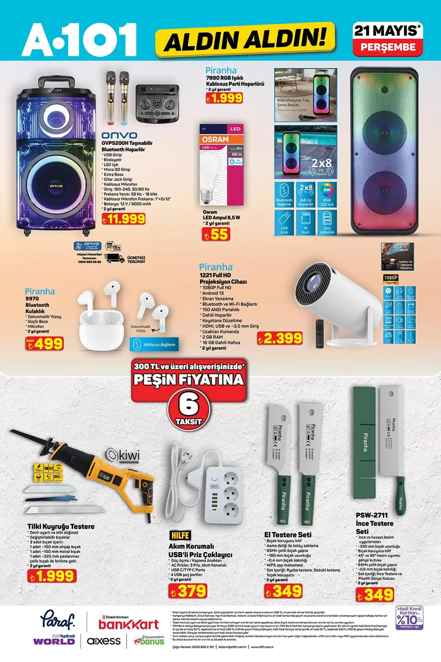 A101 aktüel 21 Mayıs 2026 katalog gorseli 3