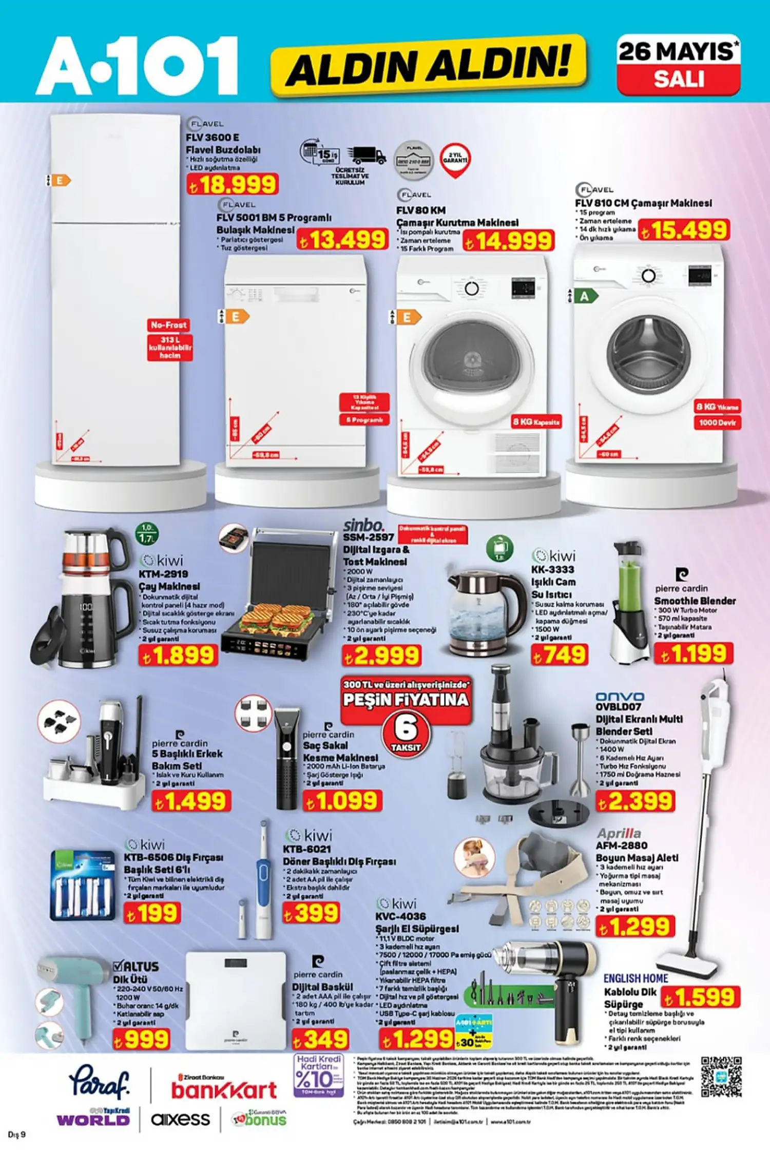 A101 aktüel 26 Mayıs 2026 katalog gorseli 2