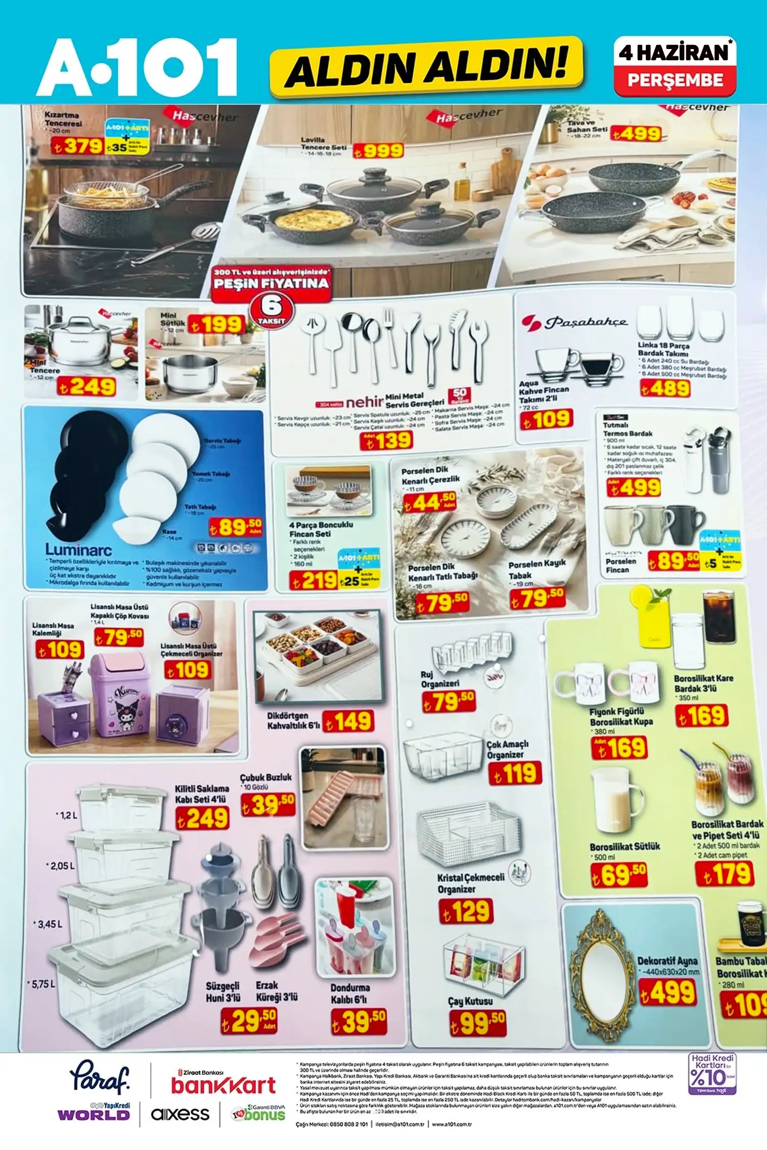 A101 aktüel 4 Haziran 2026 katalog gorseli 2