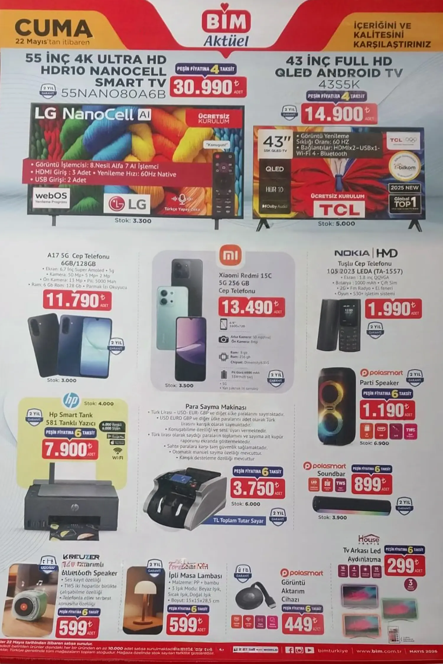 Bi̇m aktüel 22 Mayıs 2026 katalog gorseli 1