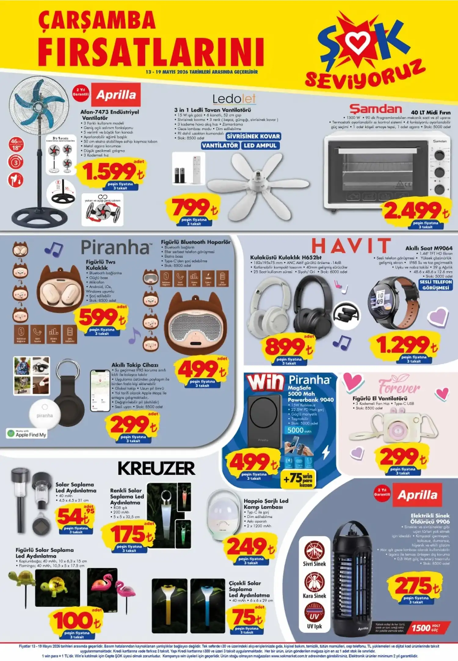 ŞOK aktüel 13 Mayıs 2026 katalog gorseli 1