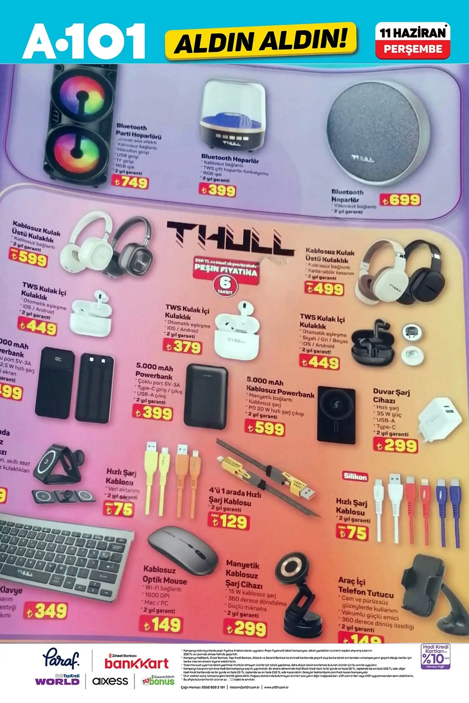 A101 aktüel 11 Haziran 2026 katalog gorseli 3