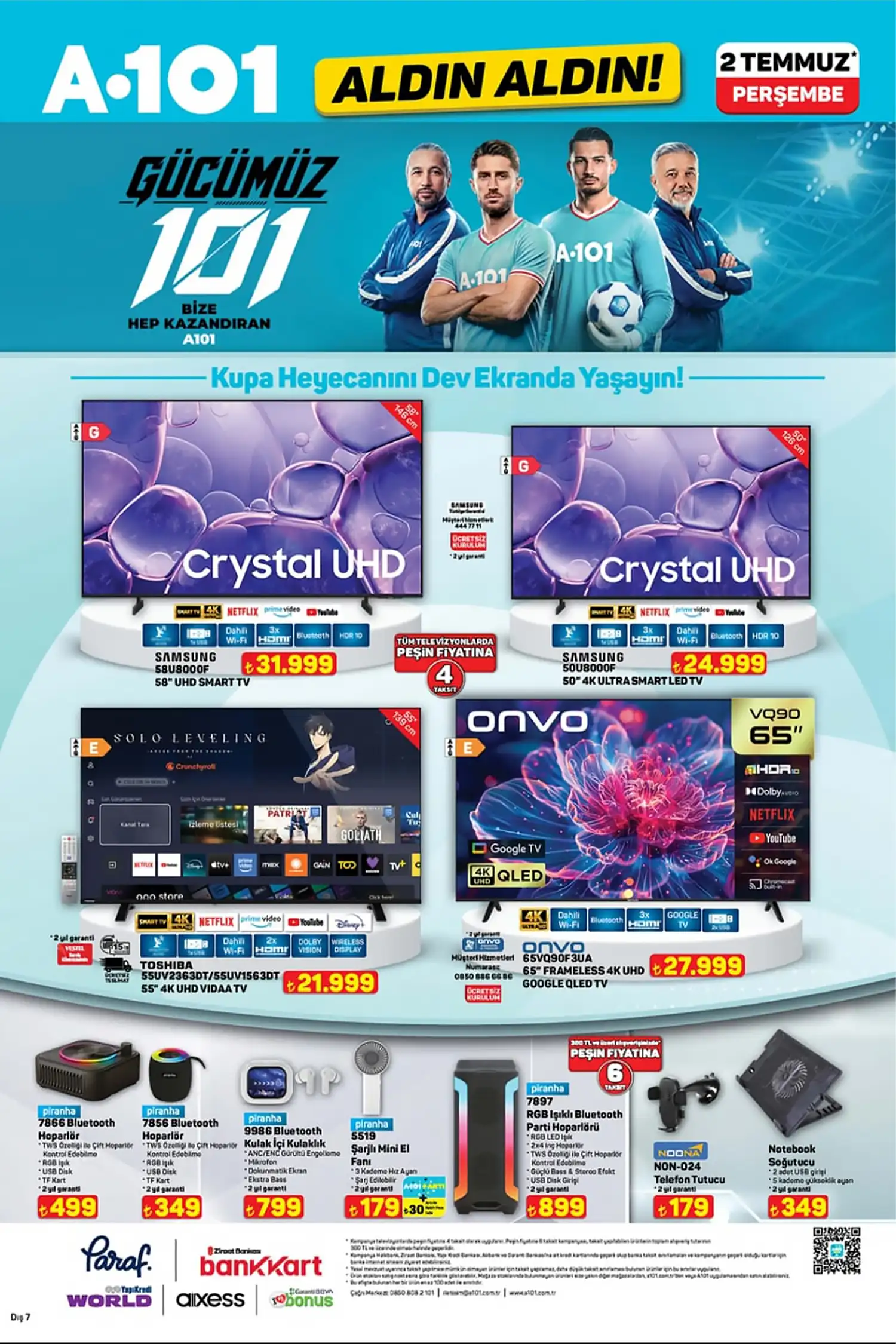 A101 aktüel 2 Temmuz 2026 katalog gorseli 1
