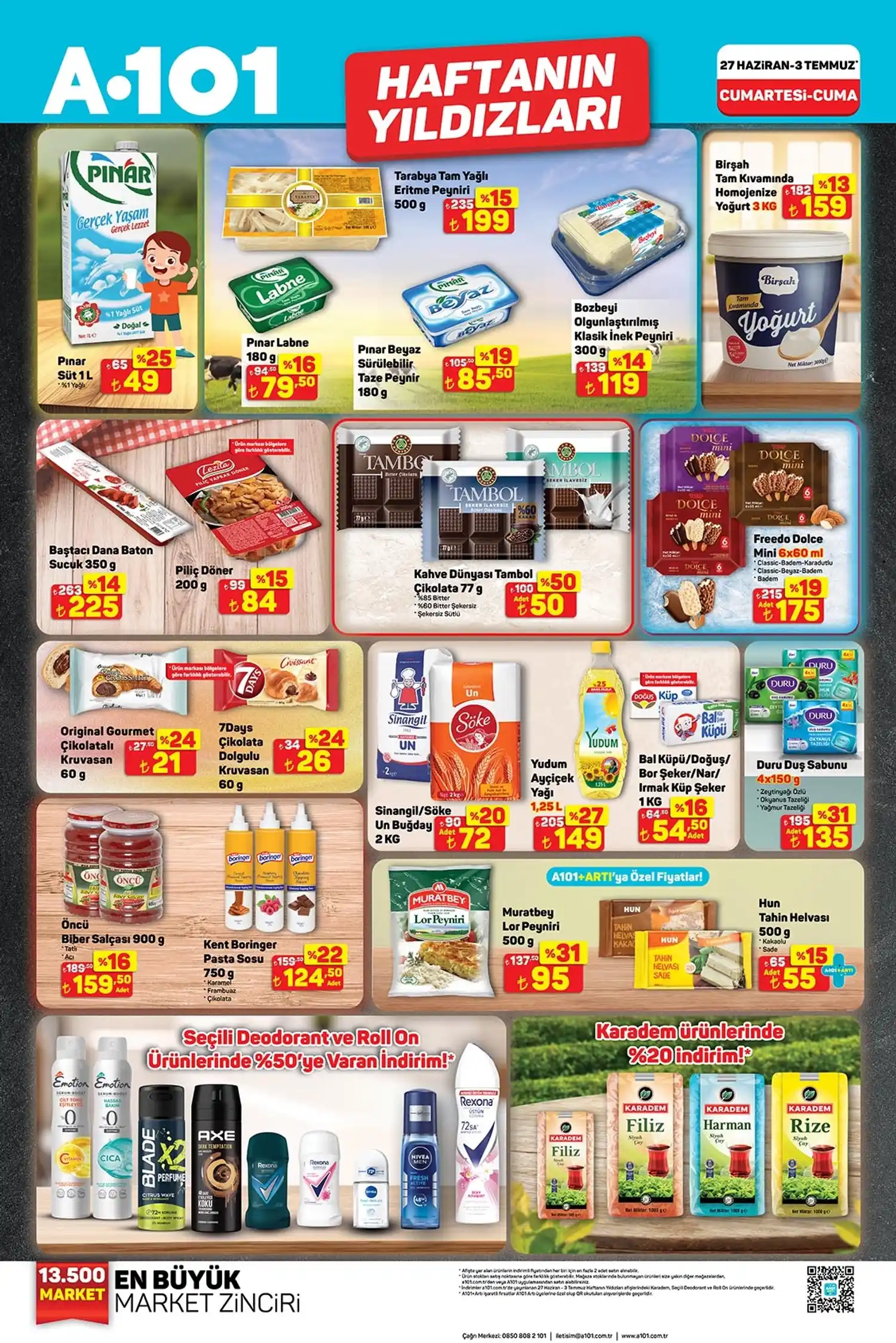 A101 aktüel 27 Haziran 2026 katalog sayfa 1