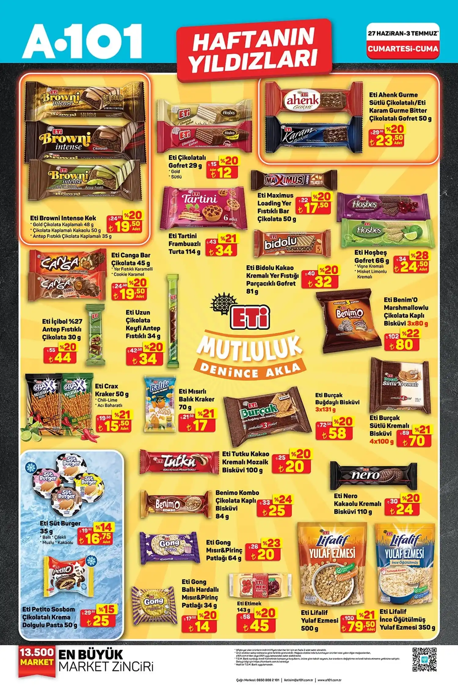 A101 aktüel 27 Haziran 2026 katalog sayfa 3