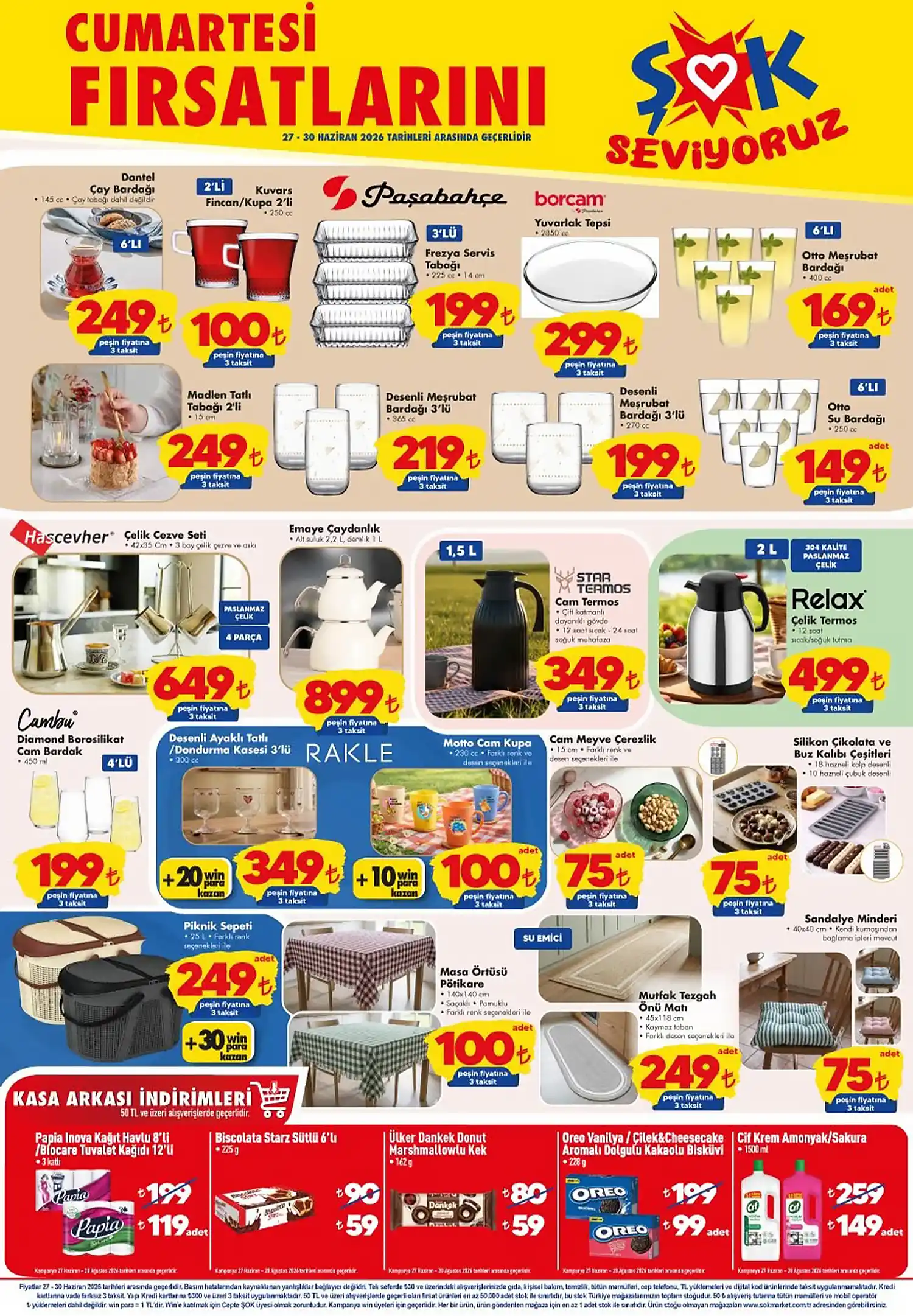 ŞOK aktüel 27 Haziran 2026 katalog sayfa 1