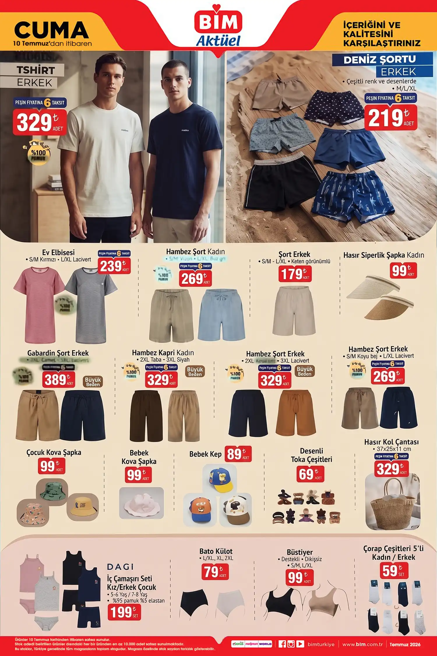 BİM aktüel 10 Temmuz 2026 katalog sayfa 2