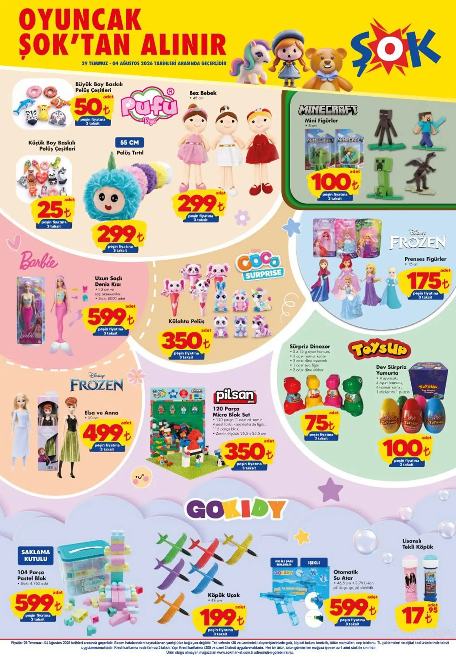 ŞOK 29 Temmuz 2026 katalog oyuncak ve çocuk ürünleri