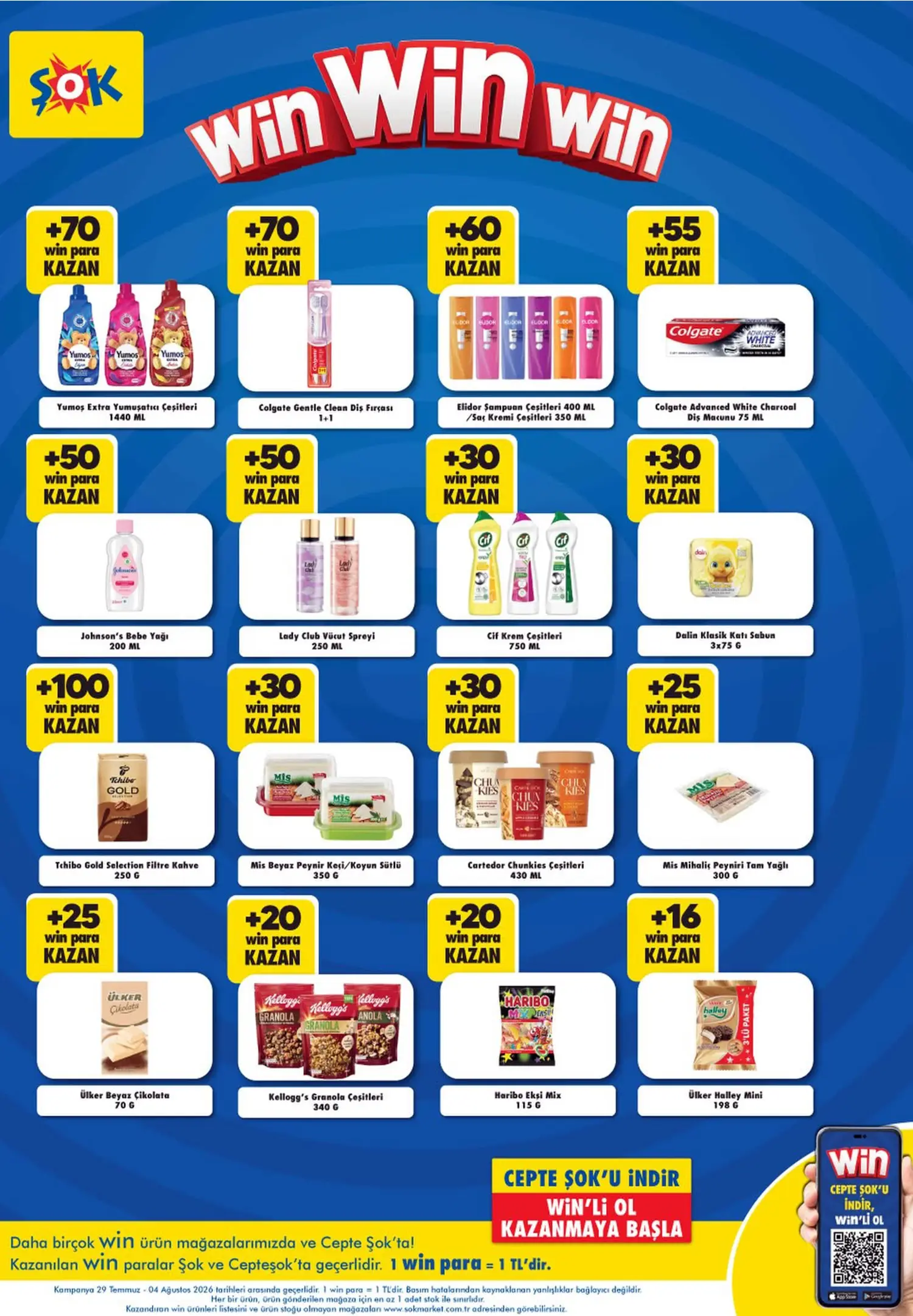 ŞOK 29 Temmuz 2026 katalog kasa arkası indirimleri