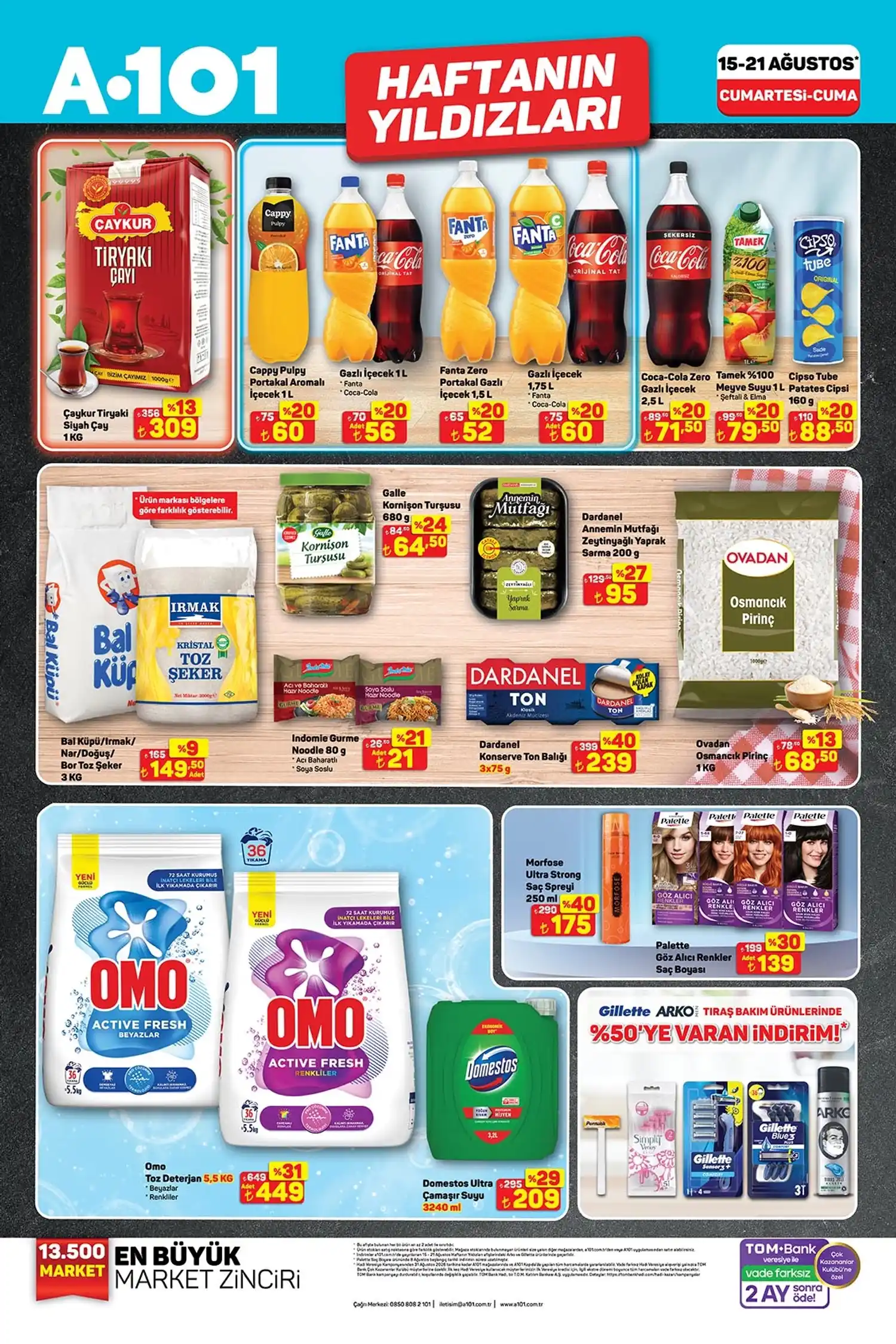 A101 15 Agustos 2026 aktuel katalog sayfa 1