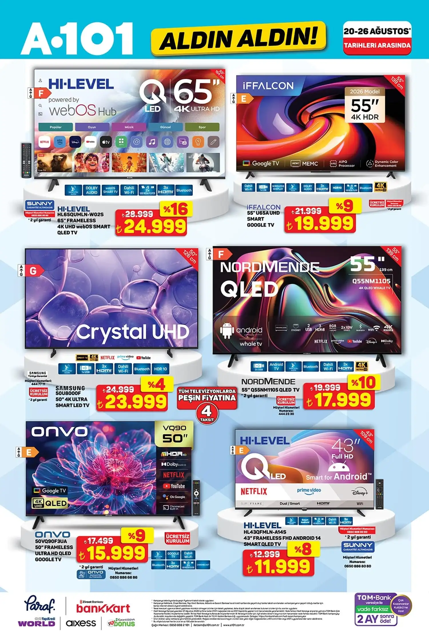 A101 20 Agustos 2026 aktuel katalog sayfa 2
