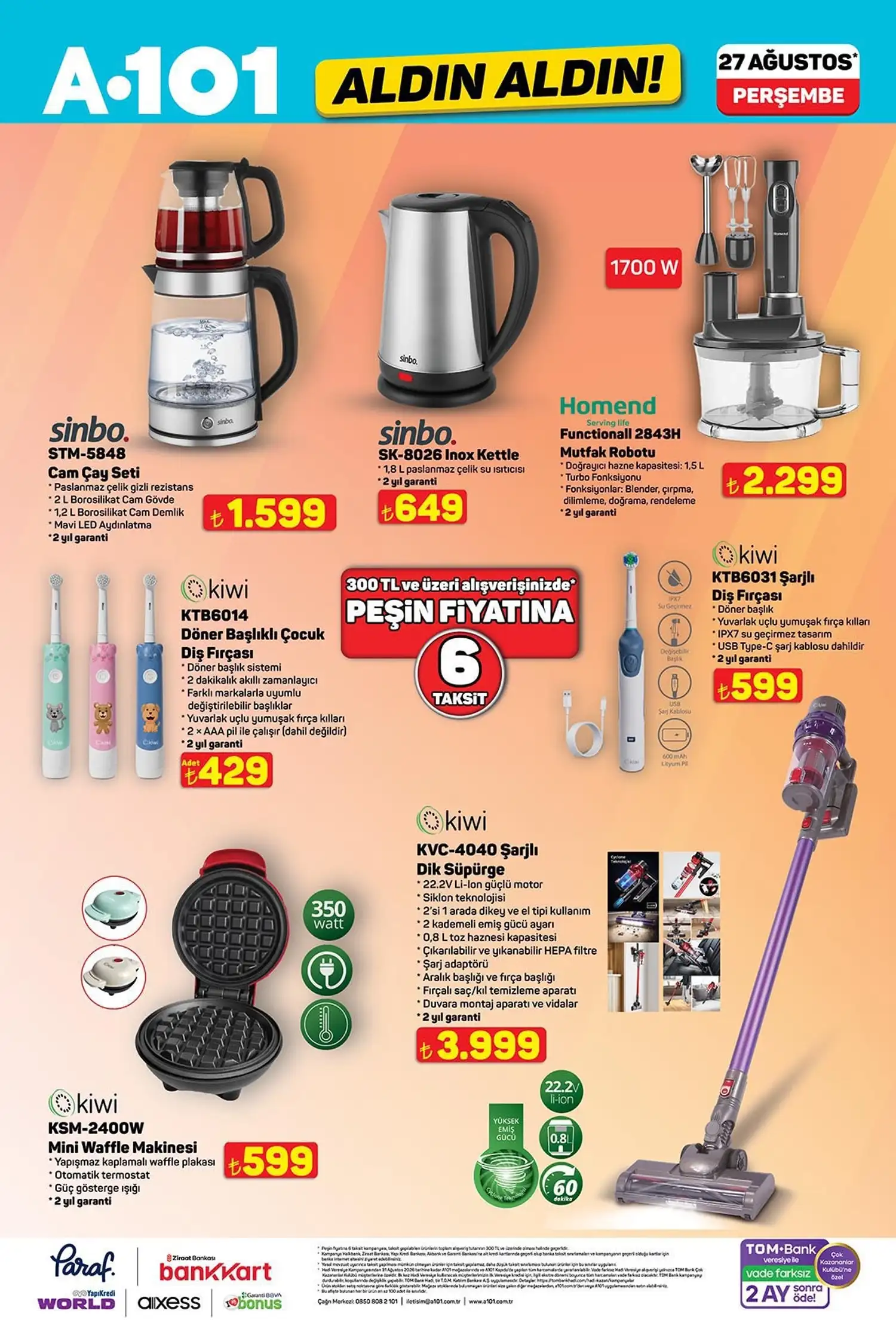A101 27 Ağustos 2026 Aktüel Ürünler Kataloğu A101 27 Agustos 2026 aktuel katalog sayfa 3