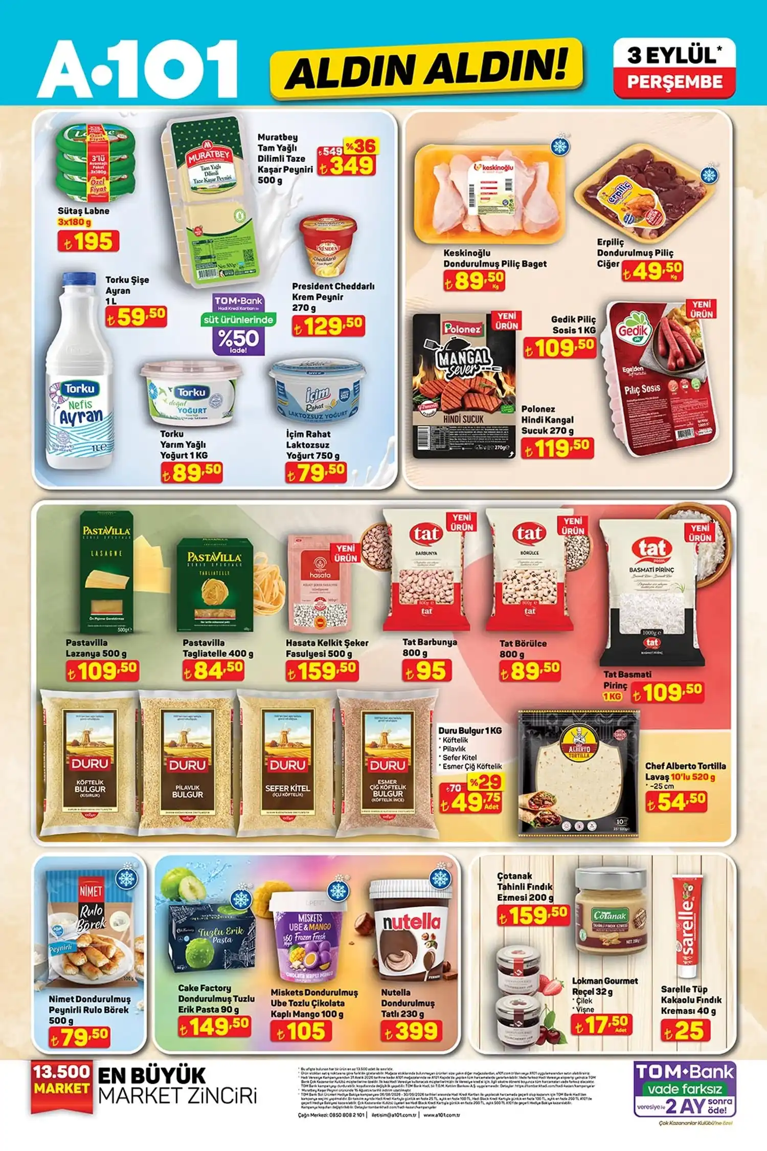 A101 3 Eylul 2026 aktuel katalog sayfa 12