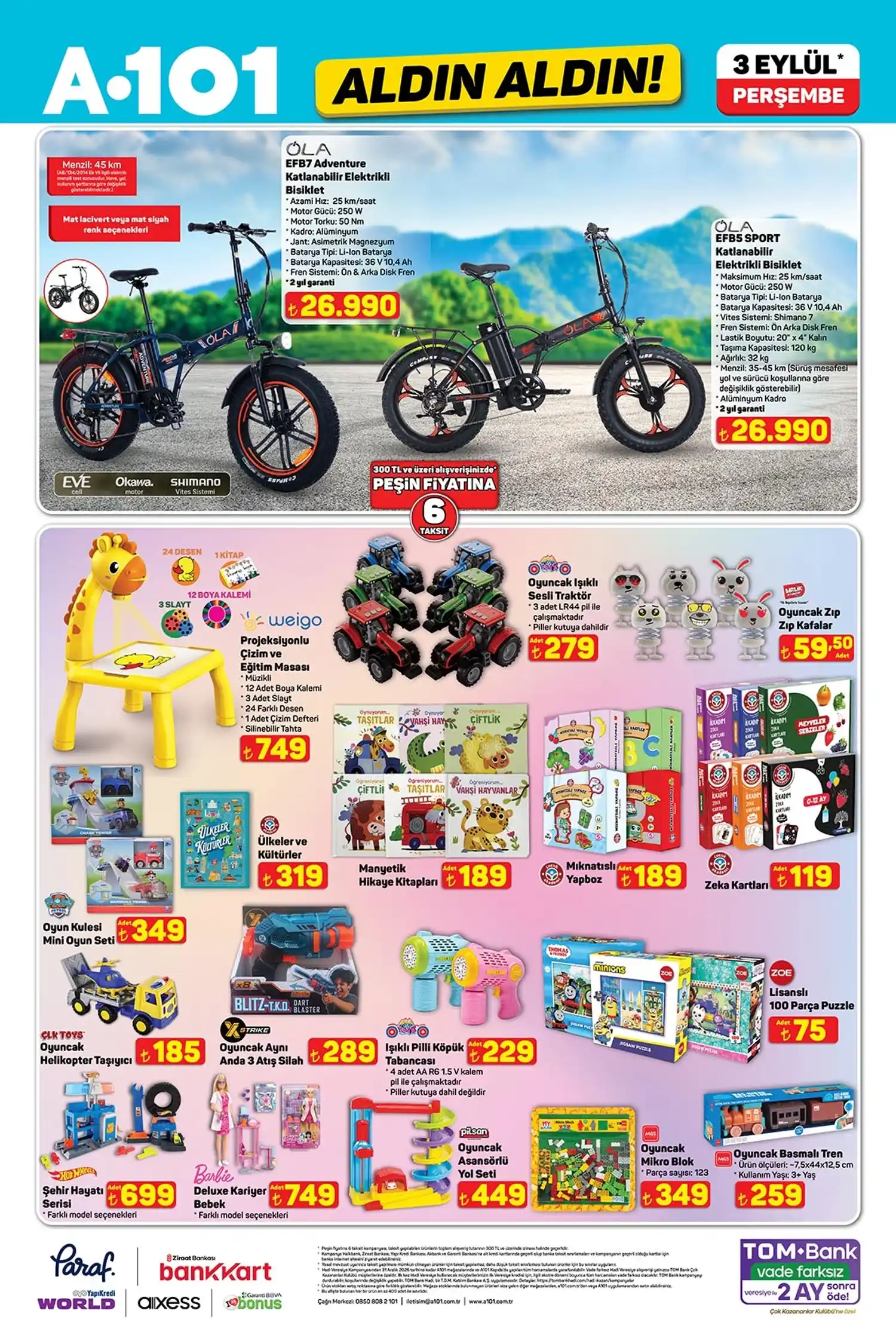 A101 3 Eylul 2026 aktuel katalog sayfa 7