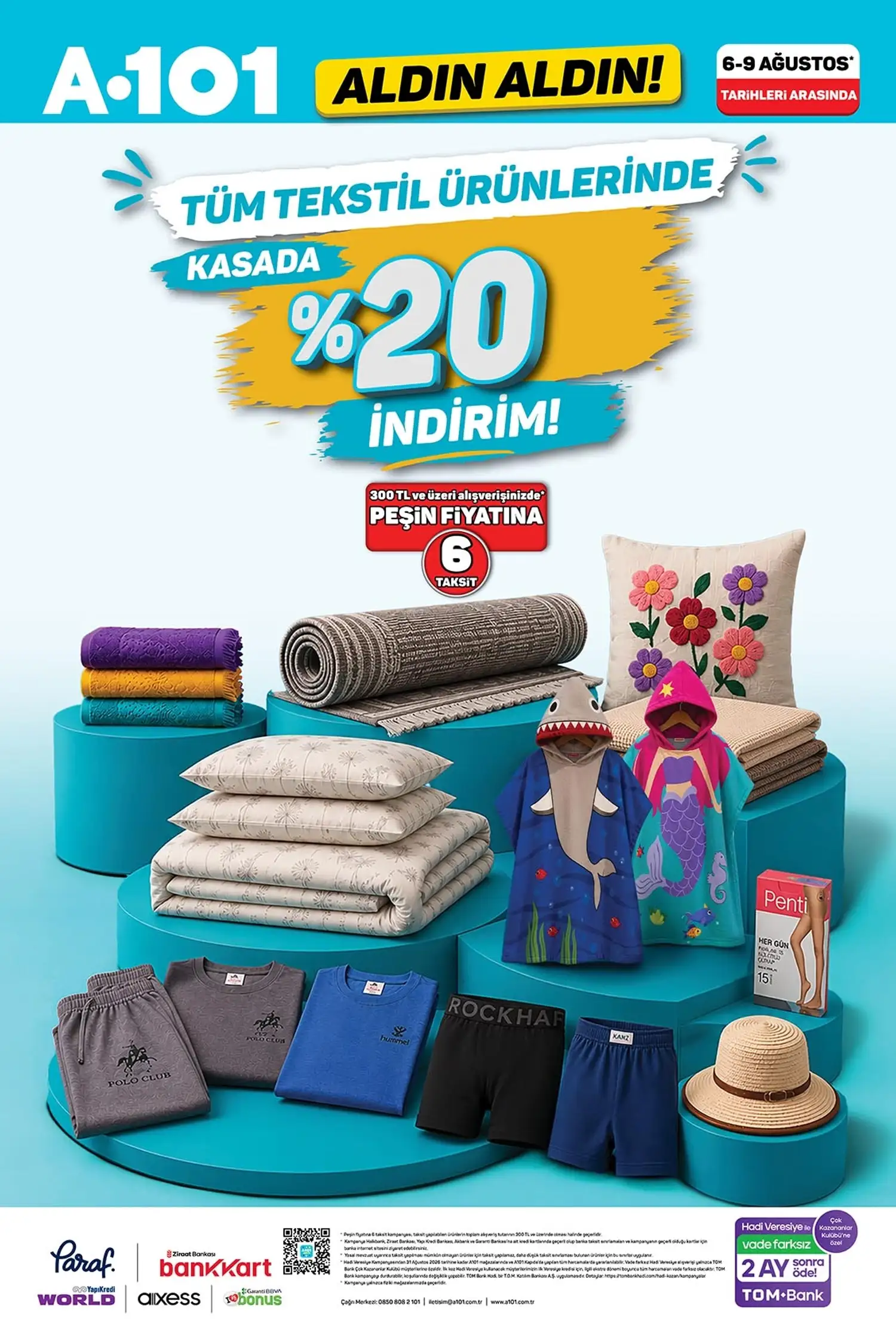 A101 6 Agustos 2026 katalog Ustad serisi