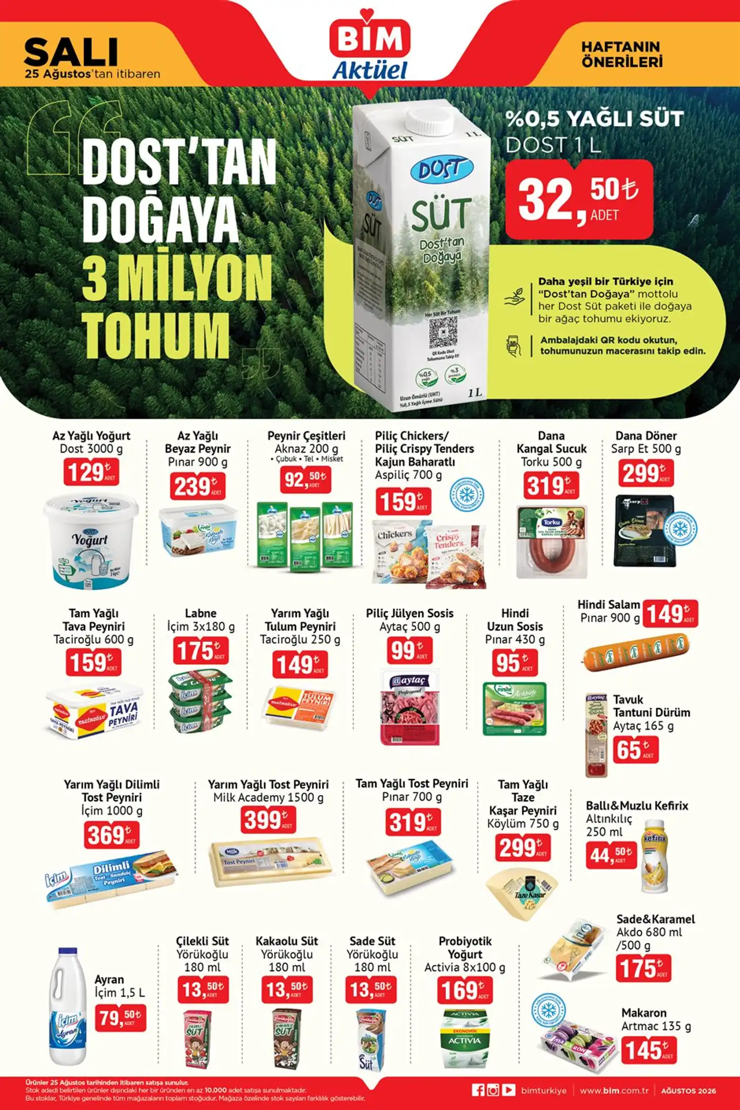 BIM 25 Agustos 2026 katalog sut peynir ve sarkuteri